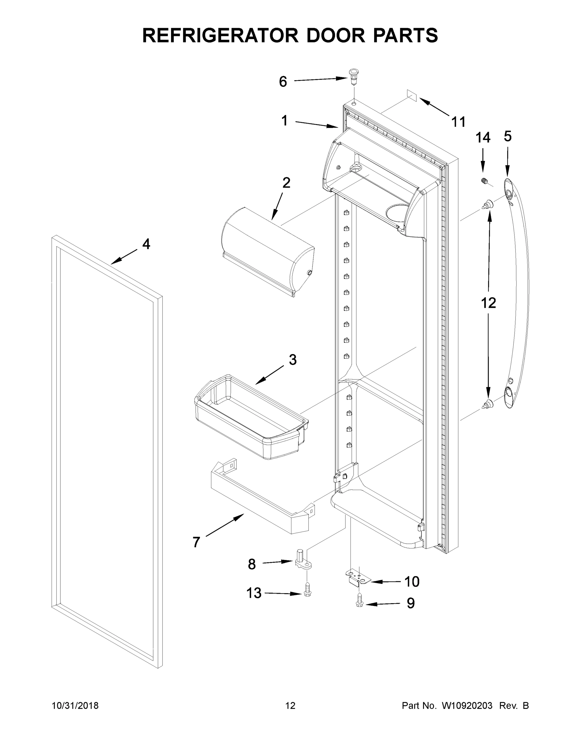 07 - REFRIGERATOR DOOR PARTS