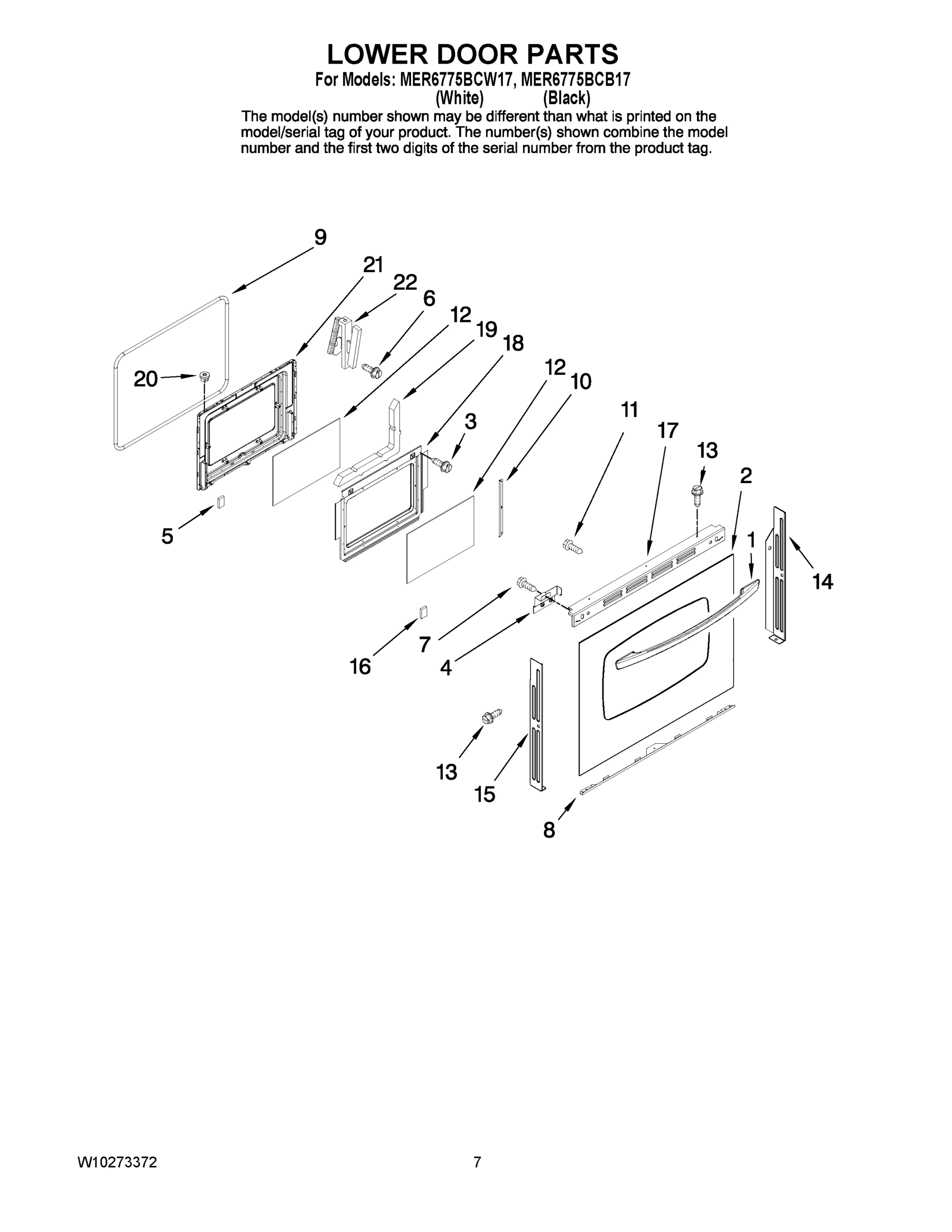 05 - LOWER DOOR PARTS