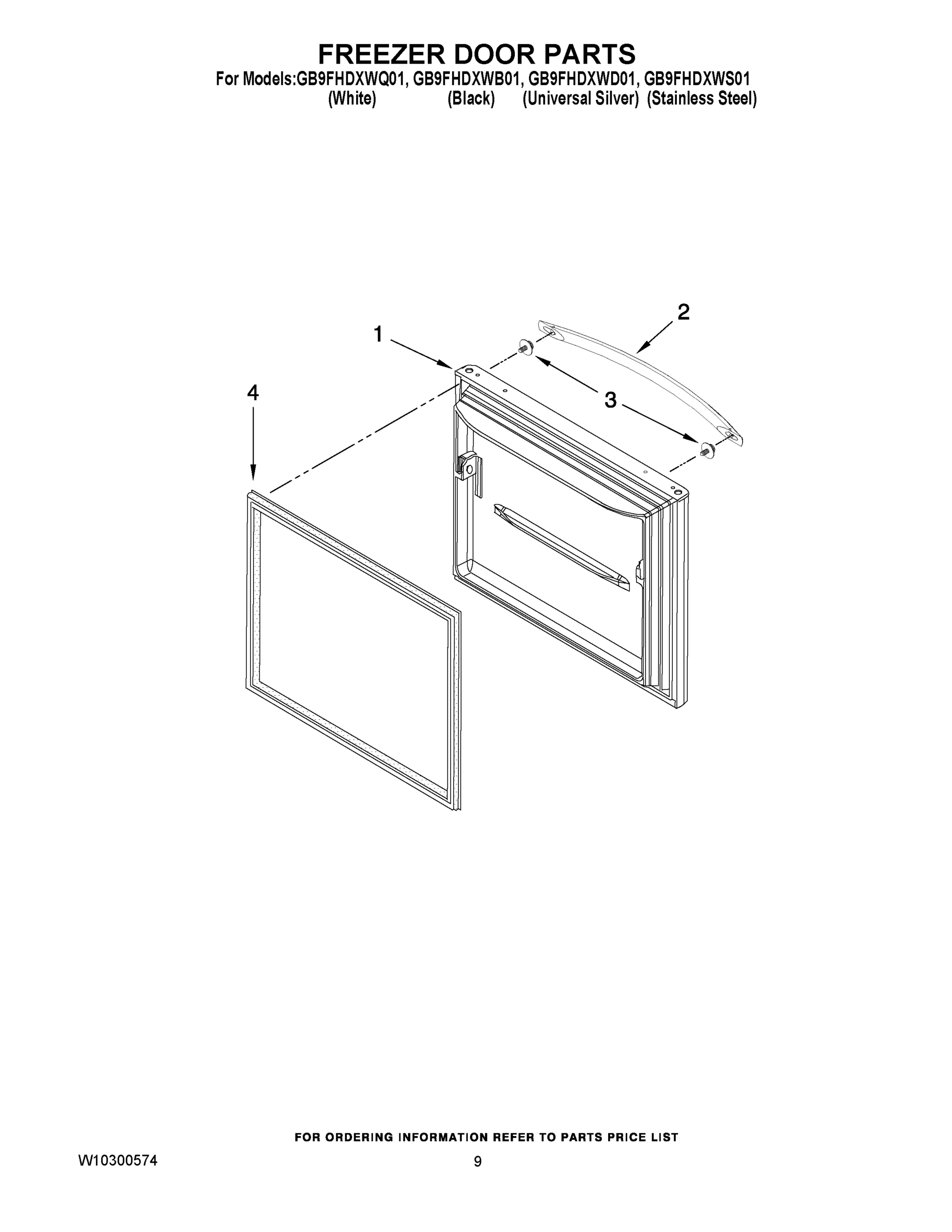 05 - FREEZER DOOR PARTS