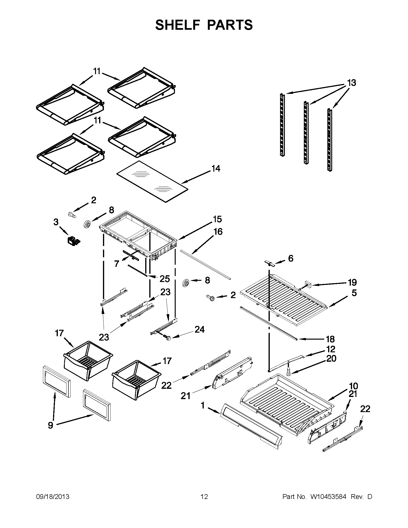 07 - SHELF PARTS