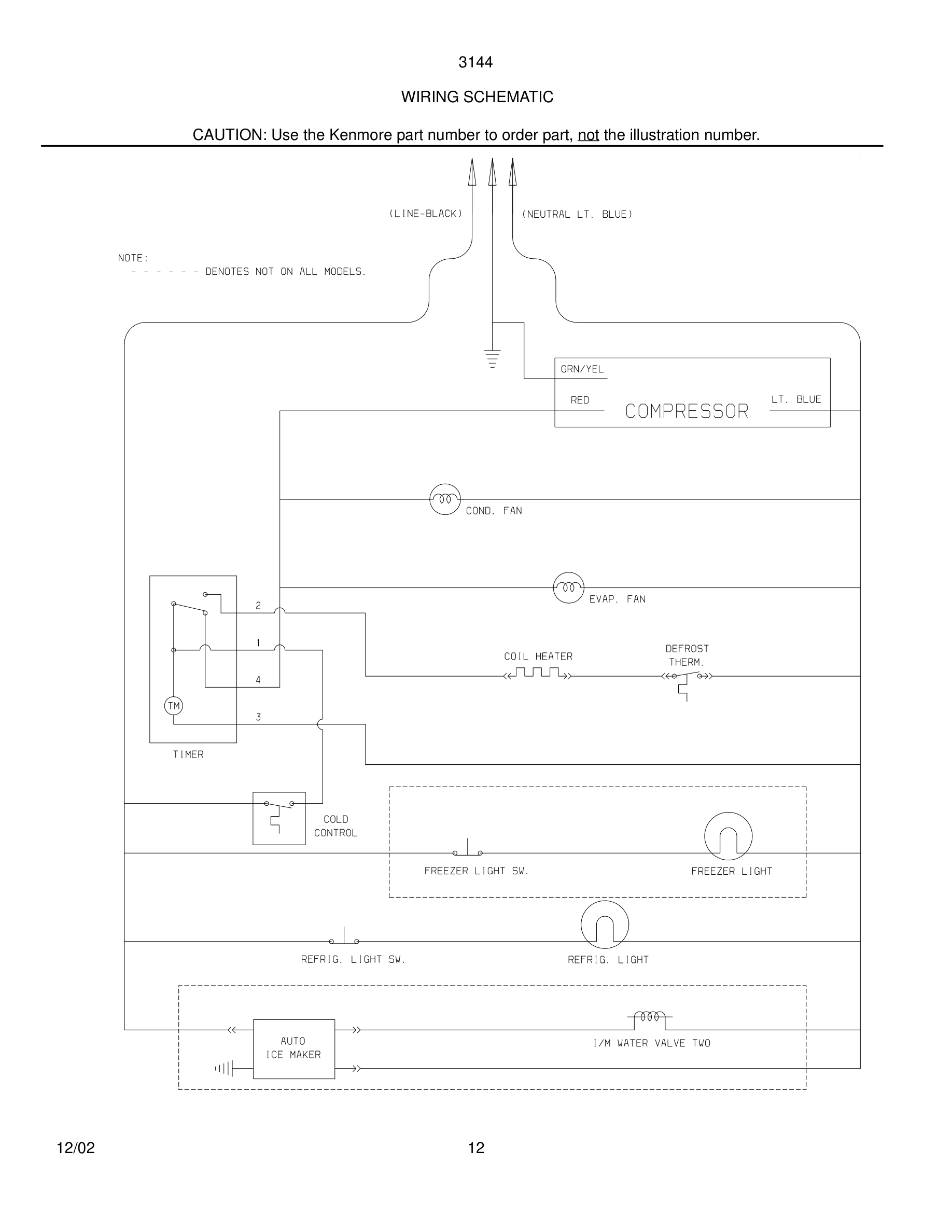 12 - WIRING SCHEMATIC