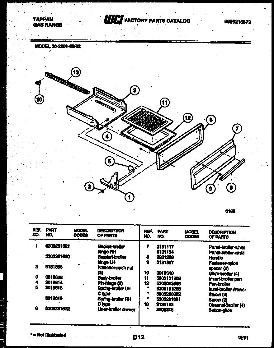 04 - BROILER DRAWER PARTS