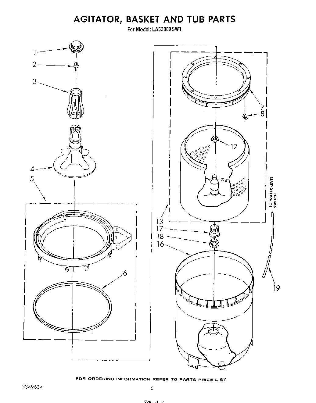 04 - AGITATOR, BASKET AND TUB