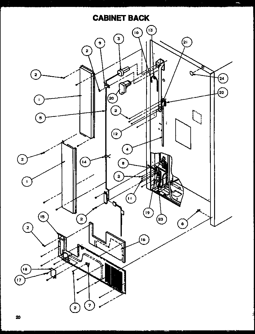 01 - CABINET BACK