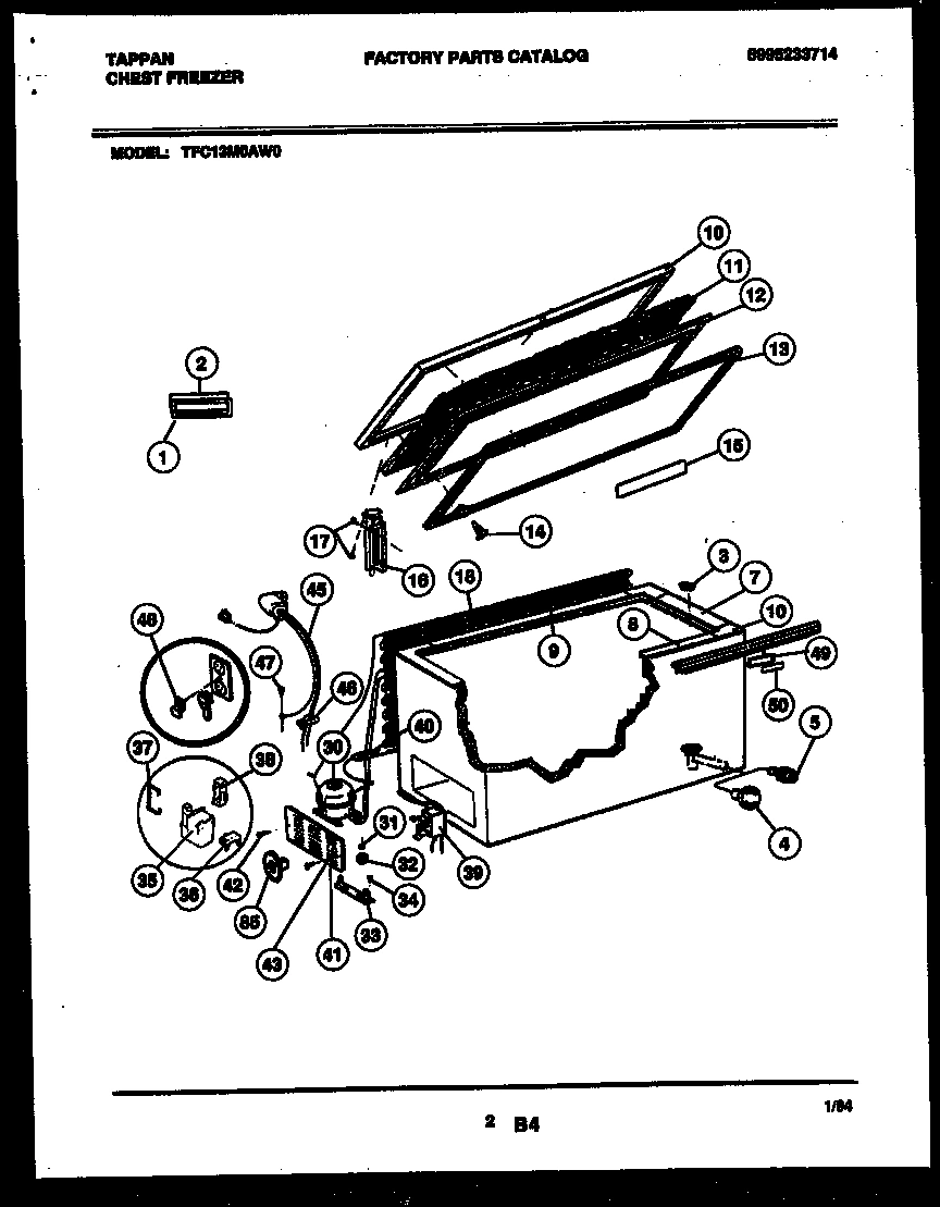 02 - CHEST FREEZER PARTS