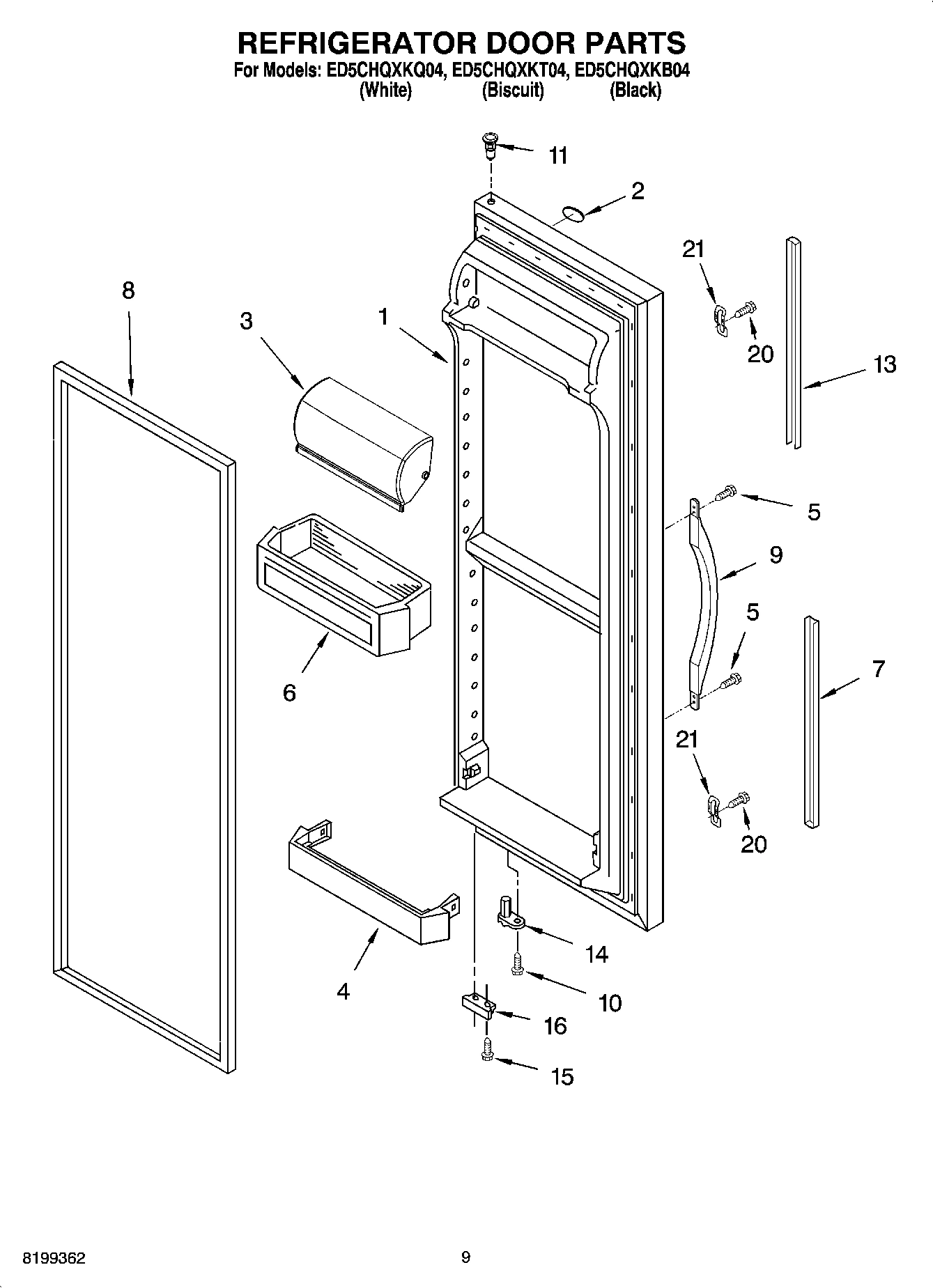 06 - REFRIGERATOR DOOR PARTS