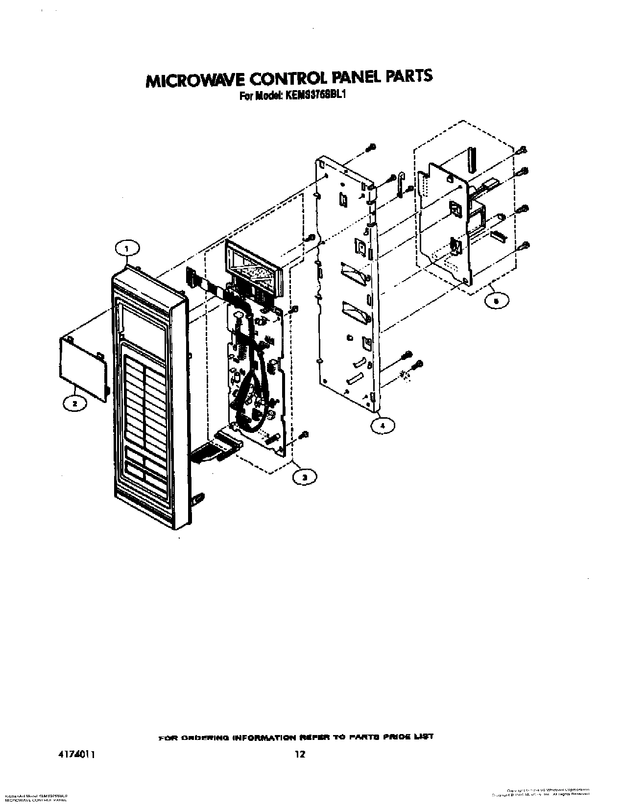 09 - MICROWAVE CONTROL PANEL