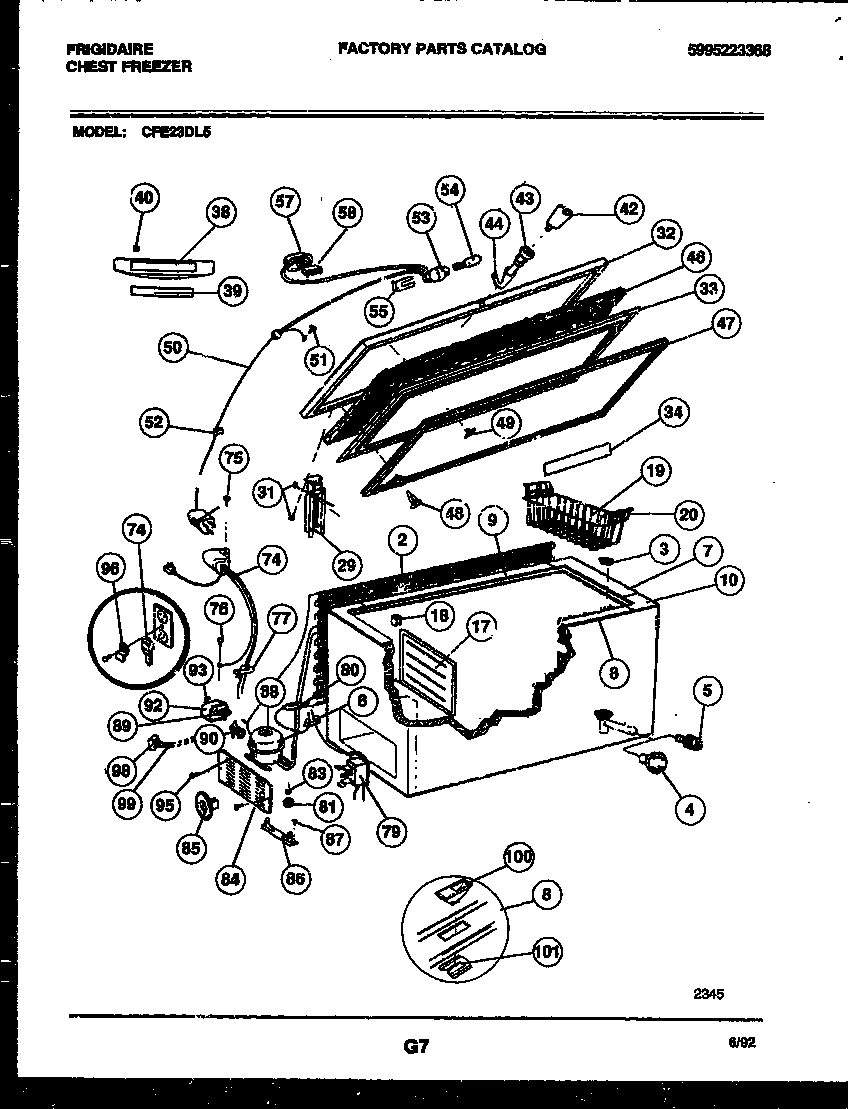 02 - CHEST FREEZER PARTS
