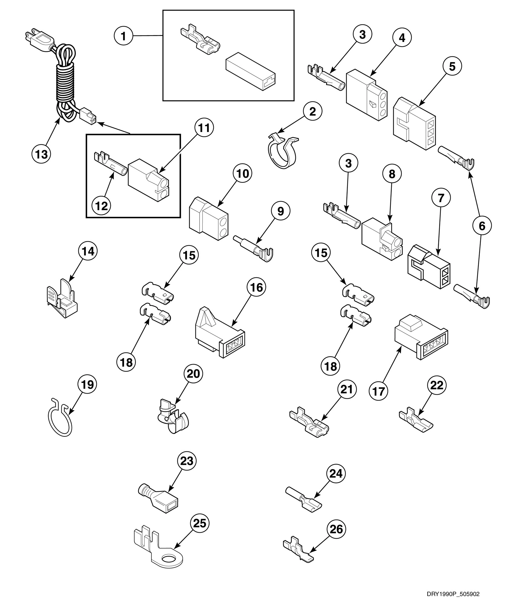 Lead-In Cord and Terminals