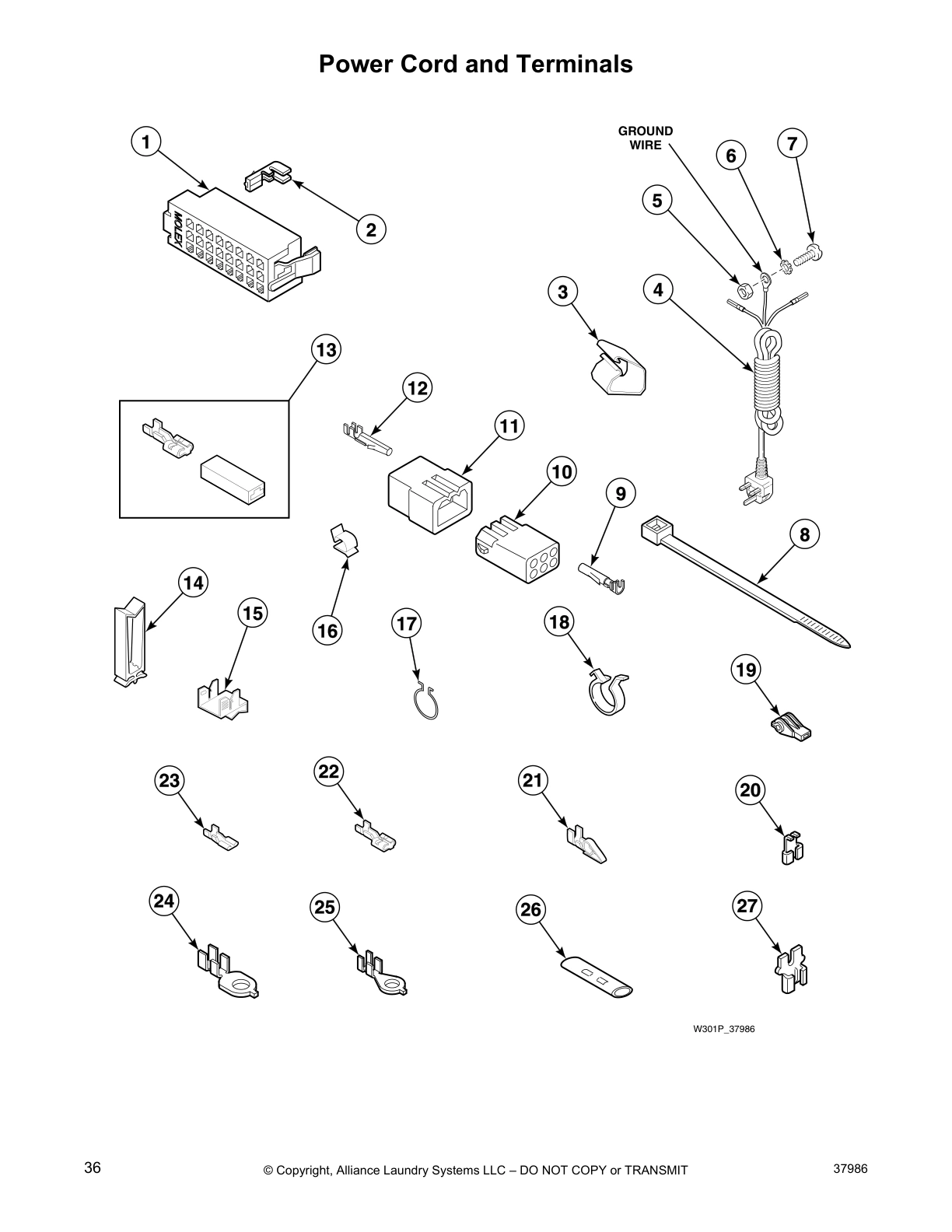 Power Cord and Terminals