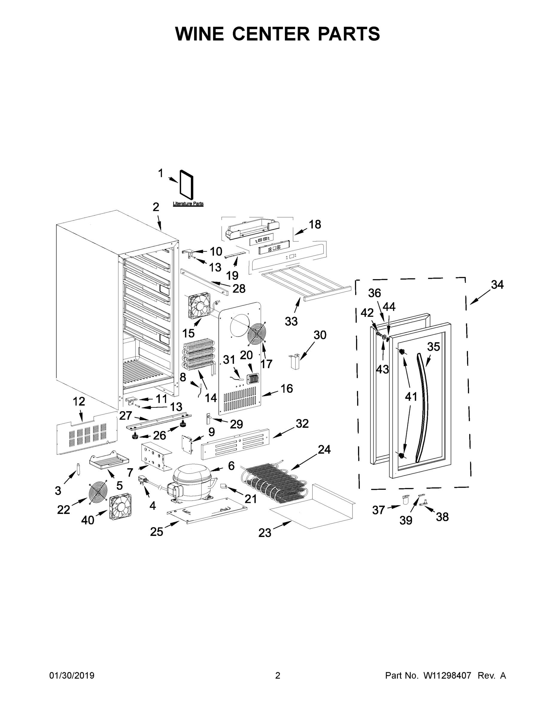 02 - WINE CENTER PARTS