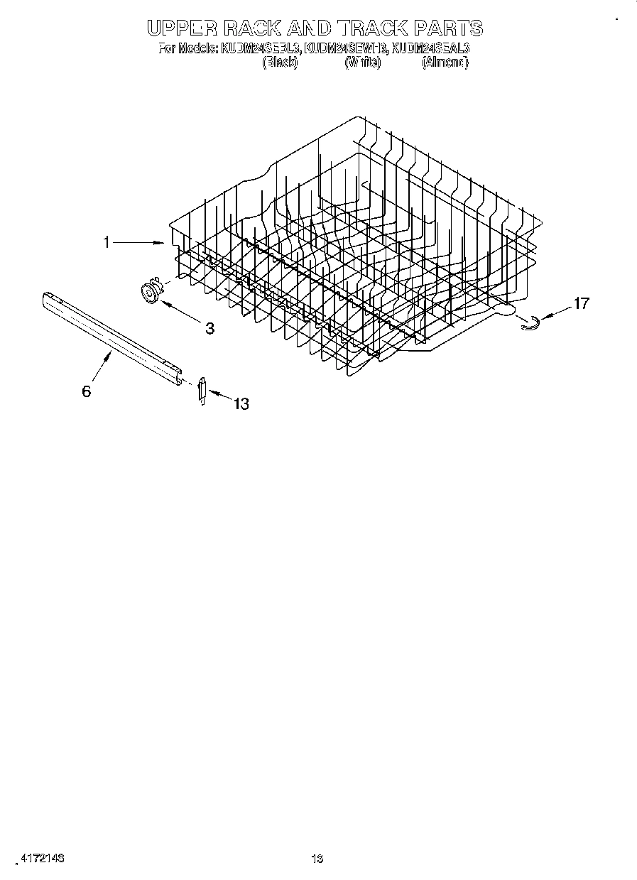 10 - UPPER RACK AND TRACK