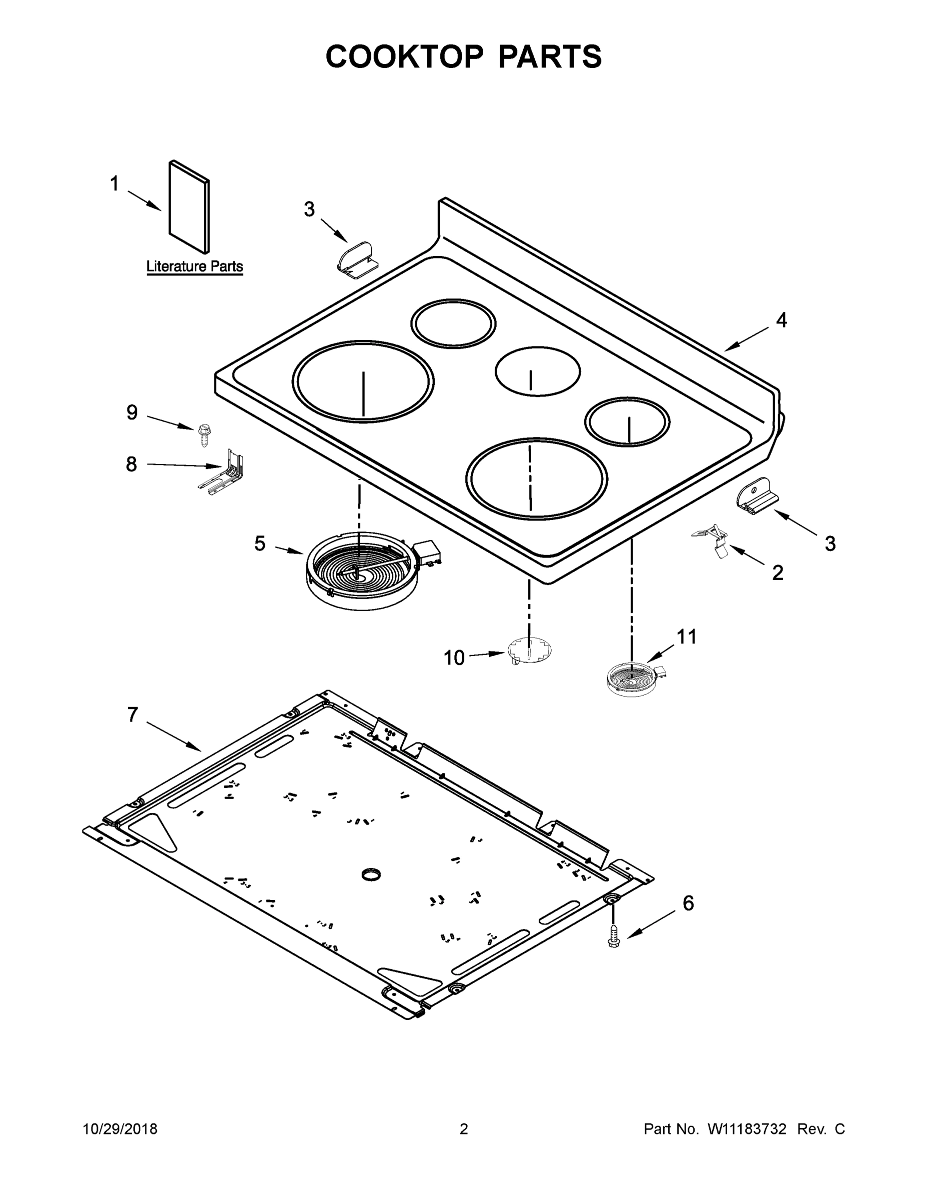 02 - COOKTOP PARTS