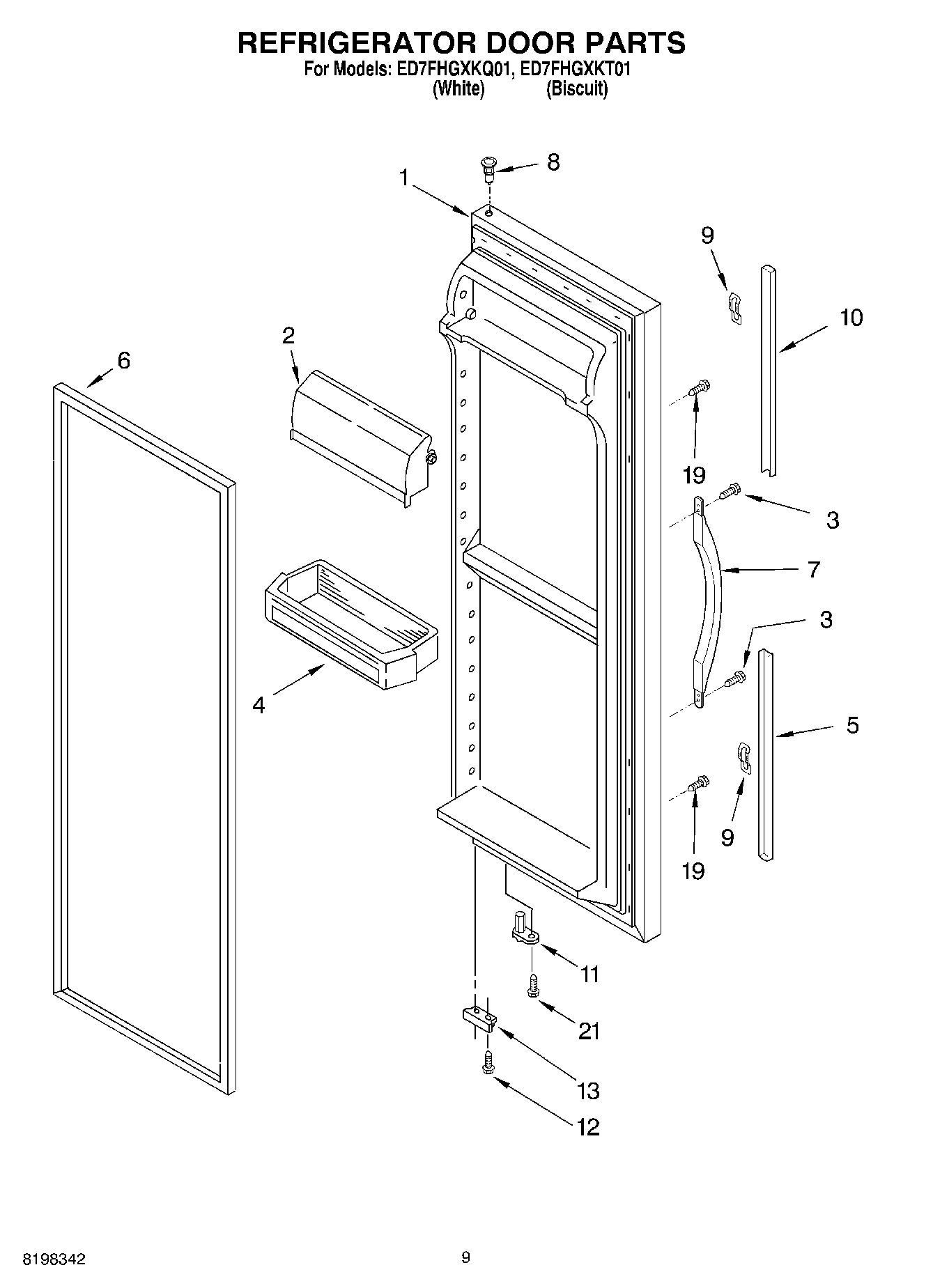 06 - REFRIGERATOR DOOR PARTS