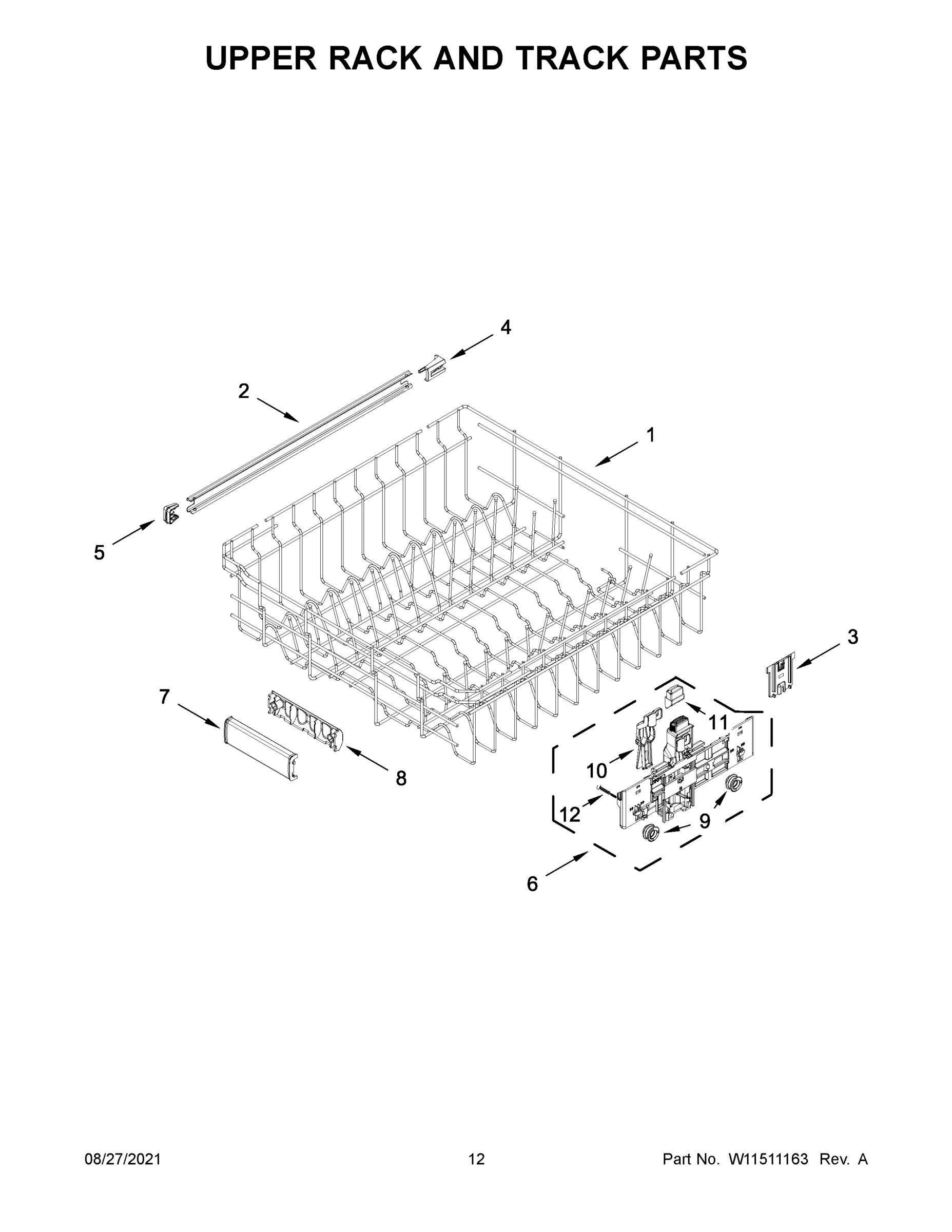 07 - UPPER RACK AND TRACK PARTS