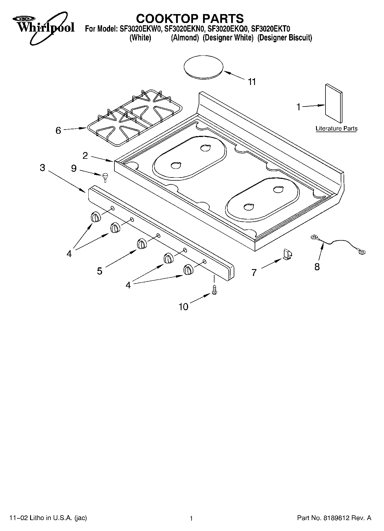 01 - COOKTOP, LITERATURE