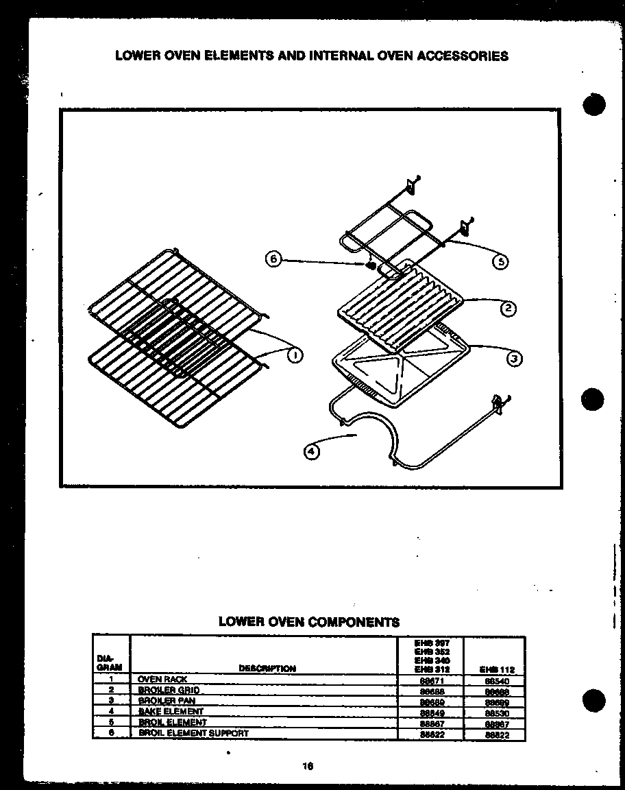 03 - LW OVEN ELEMENTS & INTERNAL OVEN ACS