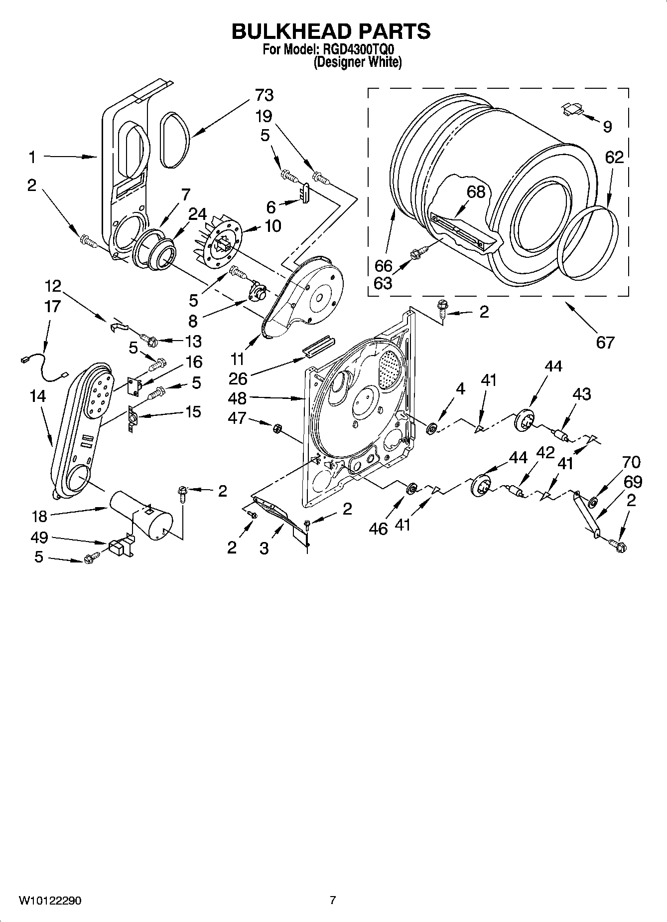 04 - BULKHEAD PARTS, OPTIONAL PARTS (NOT INCLUDED)