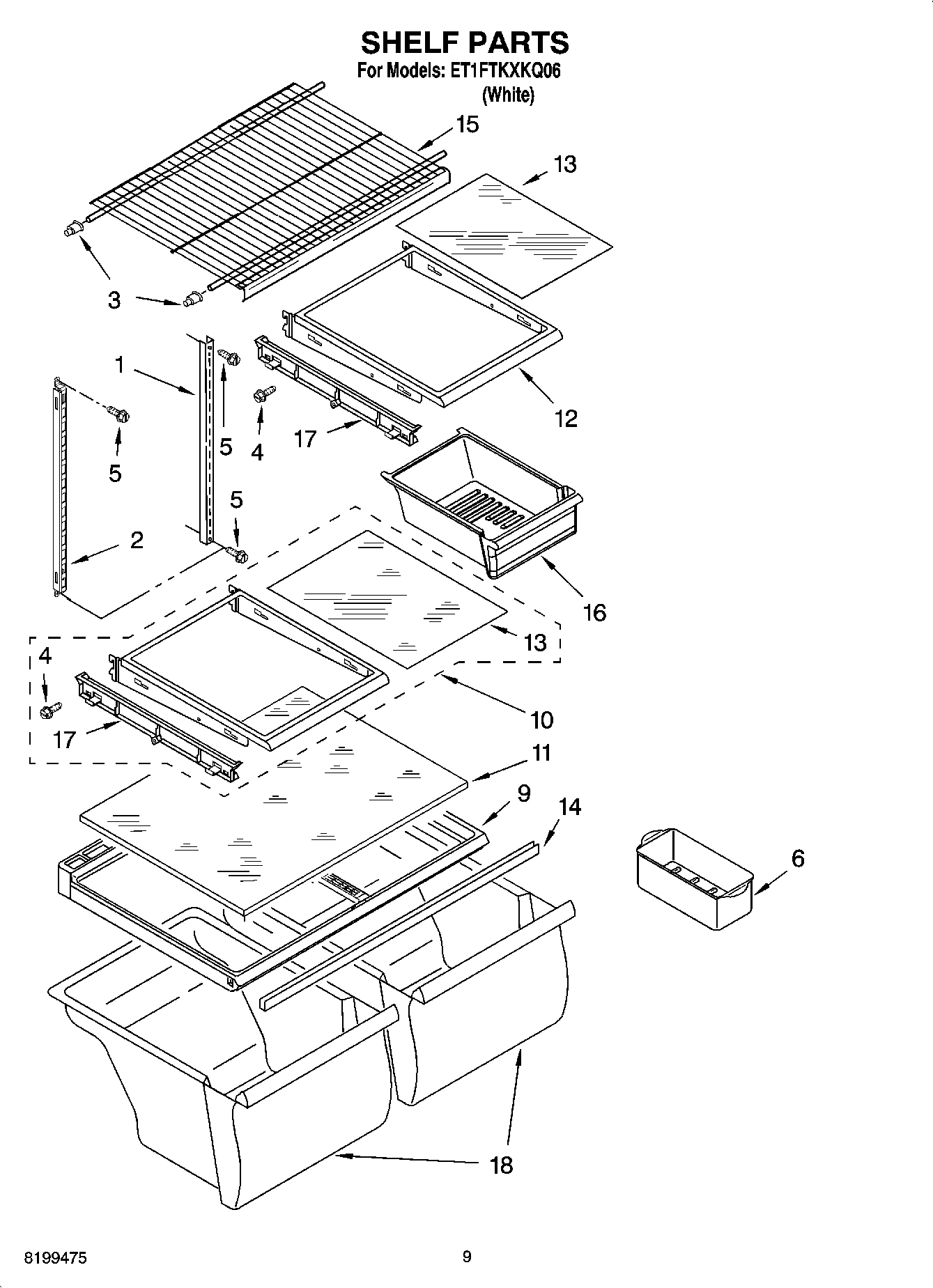 05 - SHELF PARTS, OPTIONAL PARTS