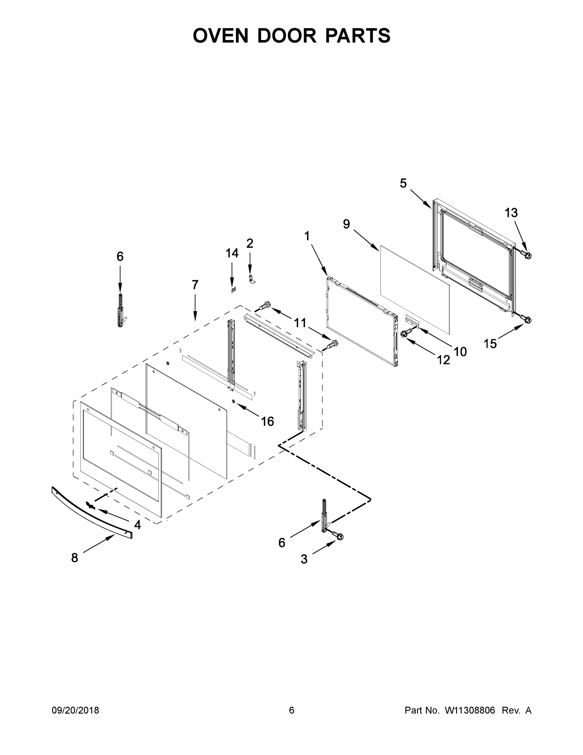 04 - OVEN DOOR PARTS