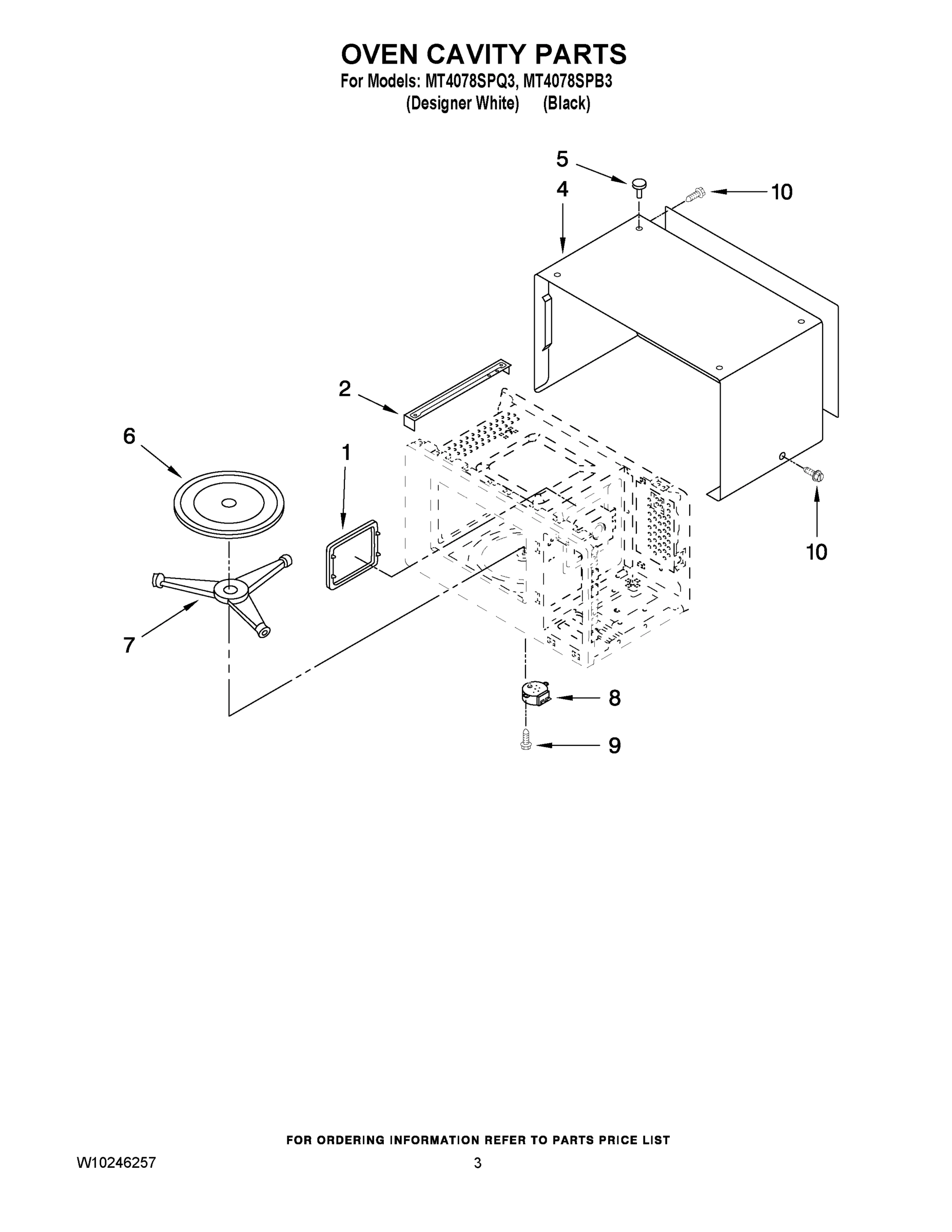 03 - OVEN CAVITY PARTS