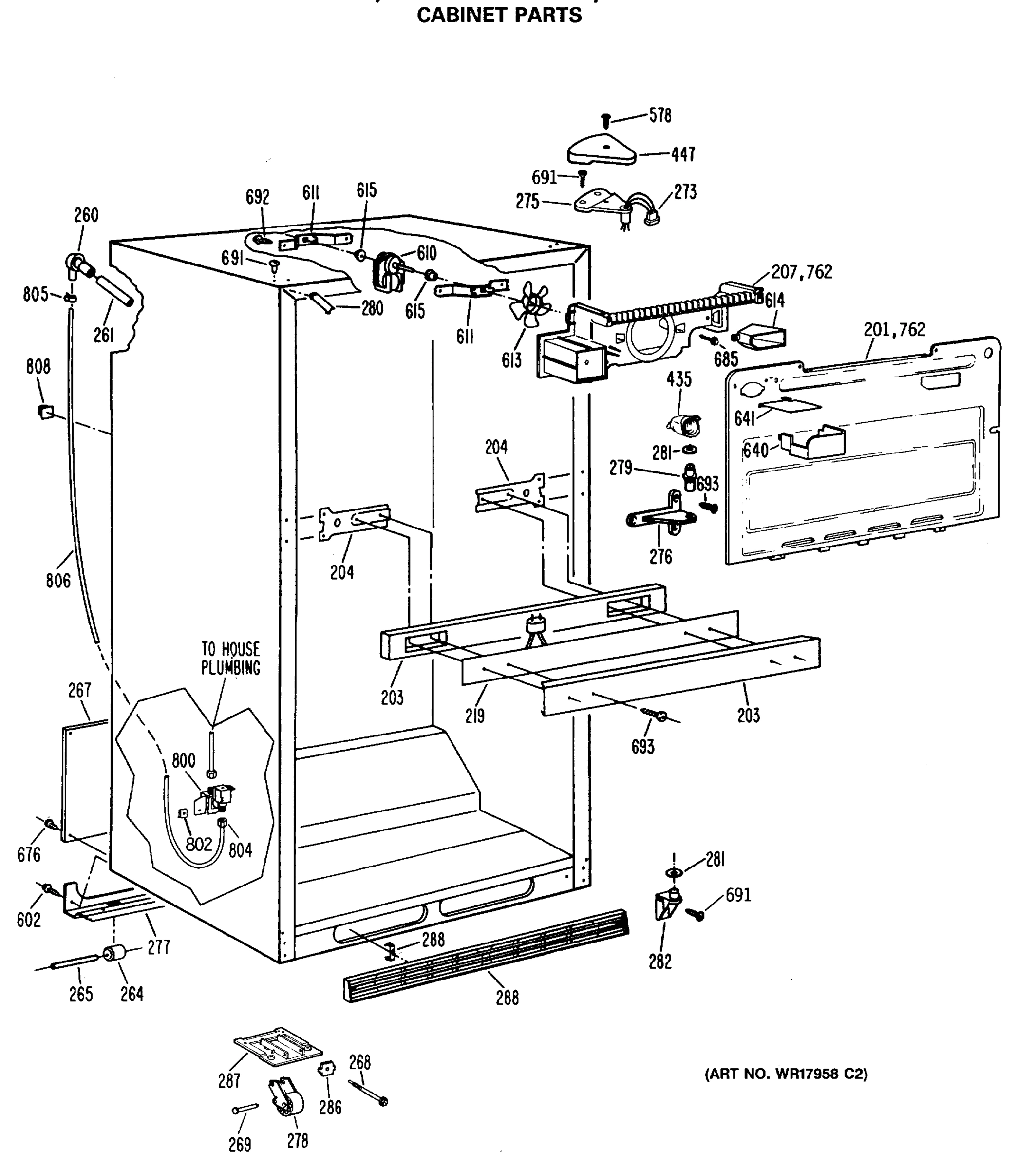 CABINET PARTS