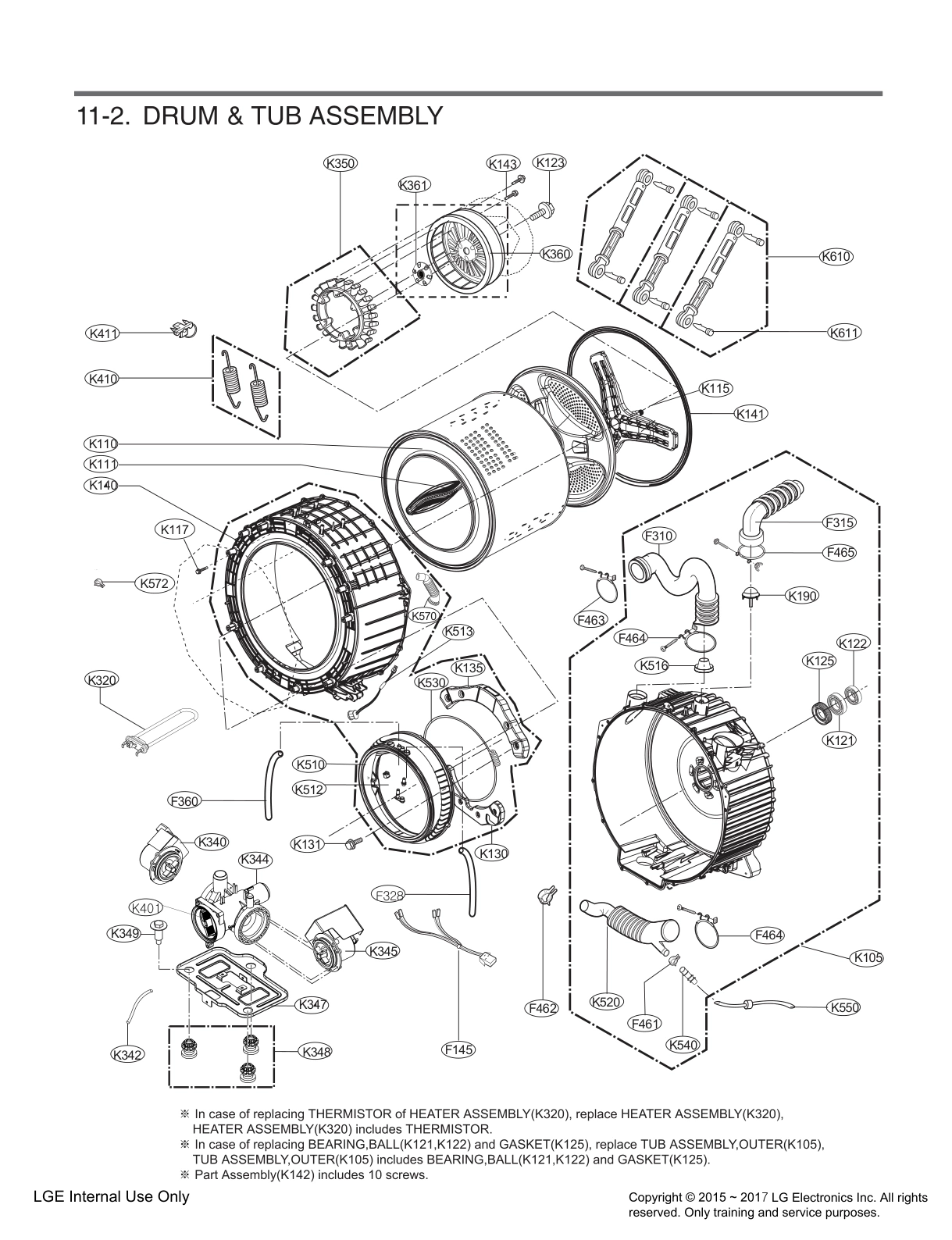 DRUM & TUB ASSEMBLY