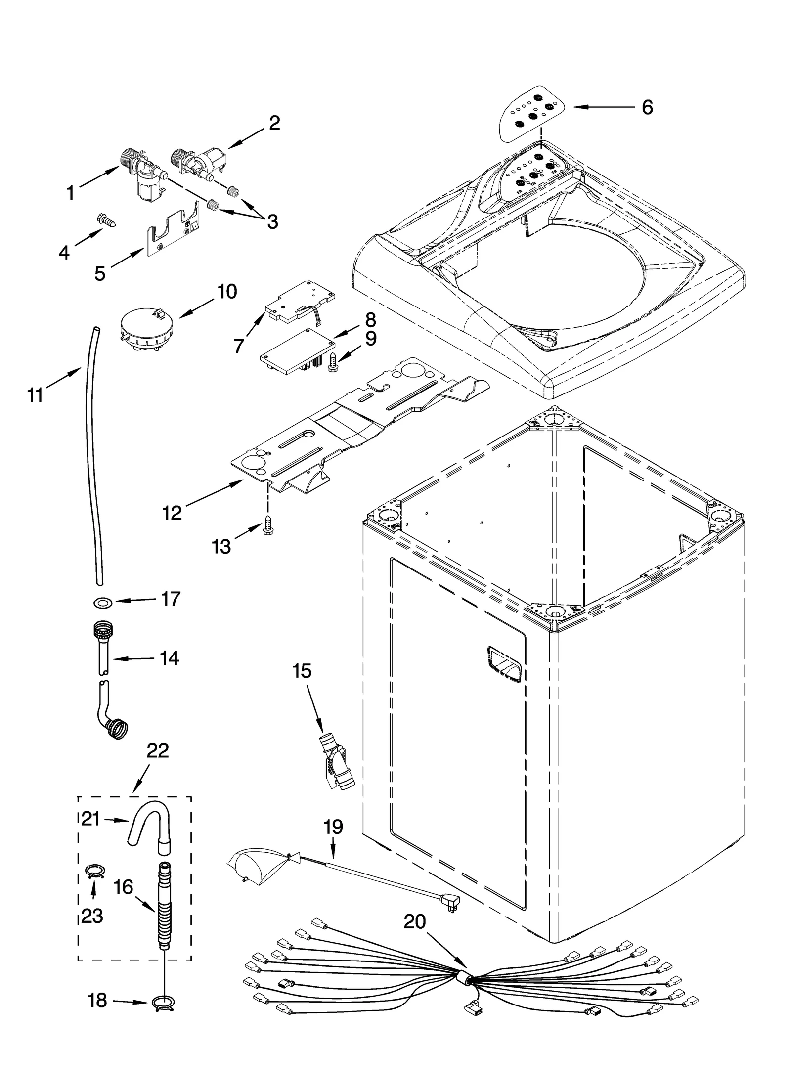 CONTROLS AND REAR PANEL PARTS