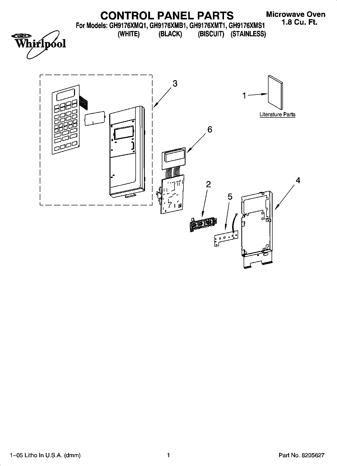 01 - CONTROL PANEL PARTS