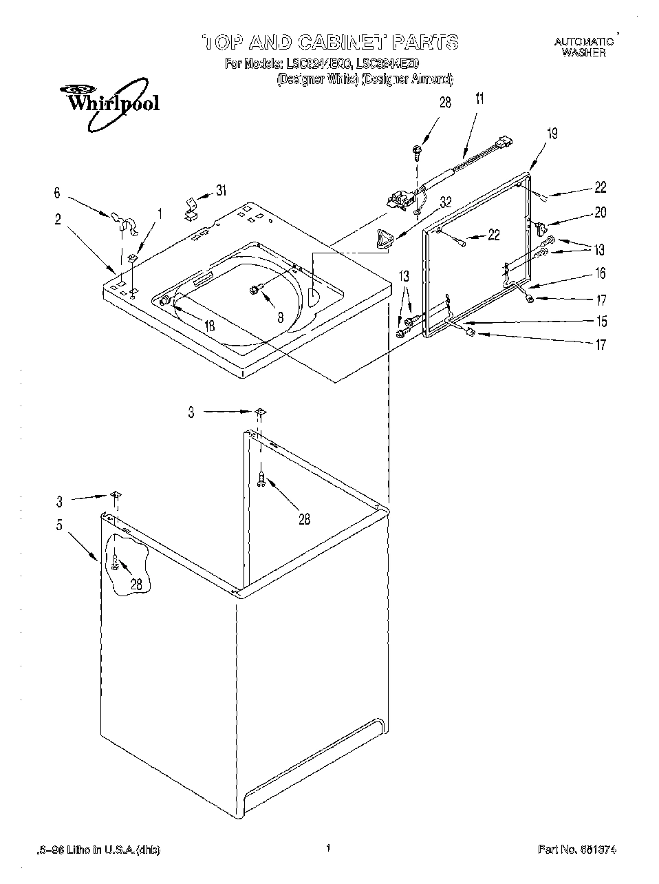 01 - TOP AND CABINET