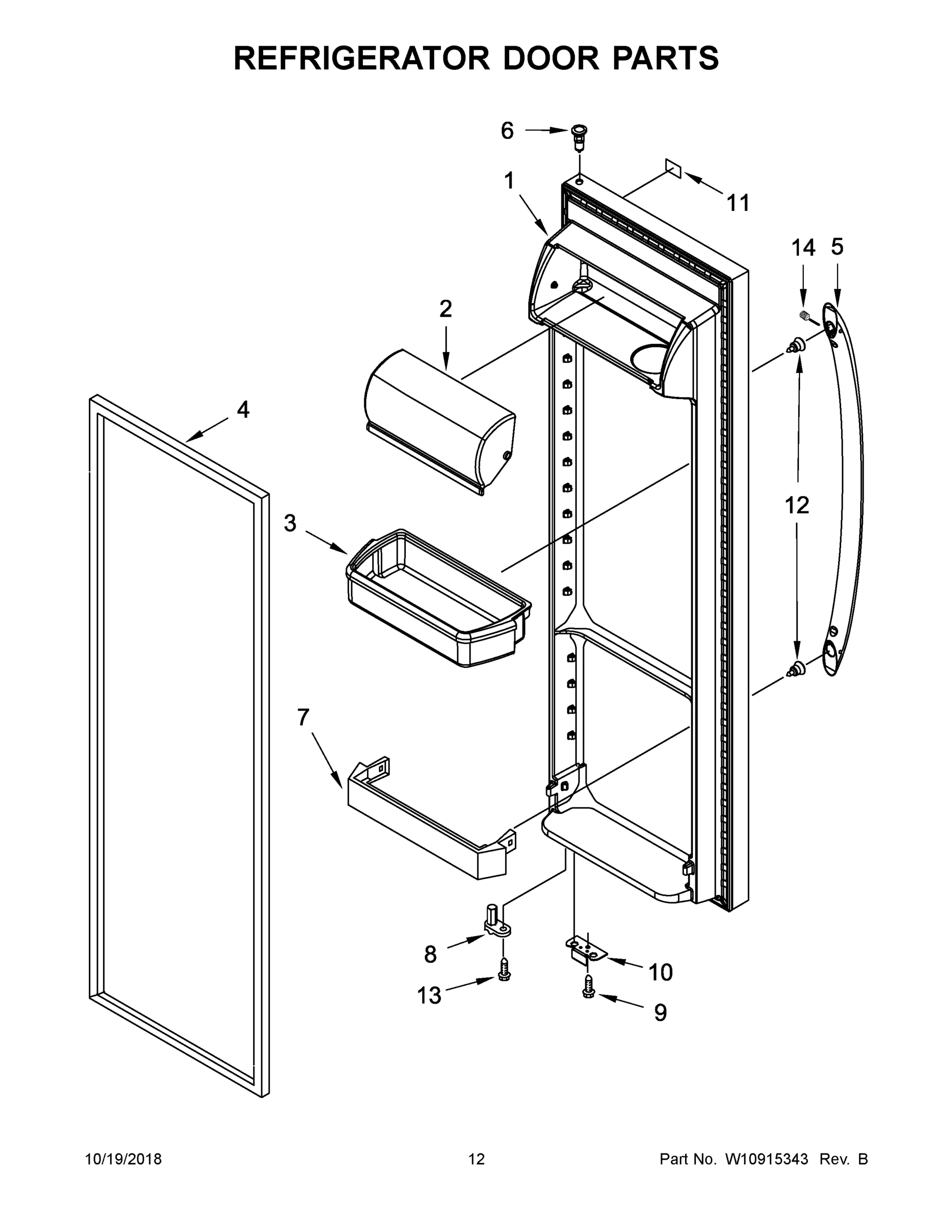 07 - REFRIGERATOR DOOR PARTS