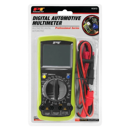 W2972 Performance Tool Digital Automotive Multimeter - Image 3
