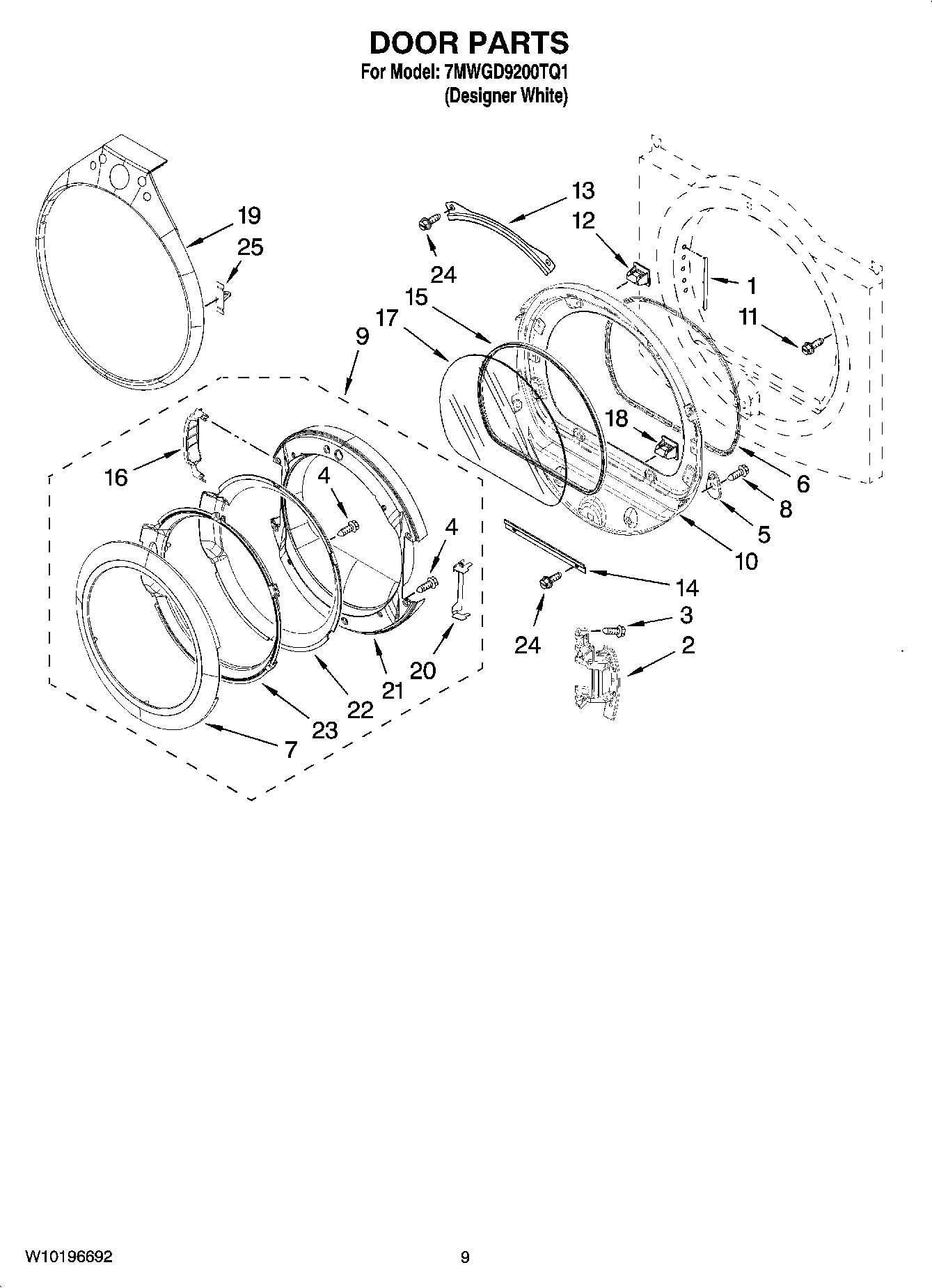 05 - DOOR PARTS, OPTIONAL PARTS (NOT INCLUDED)