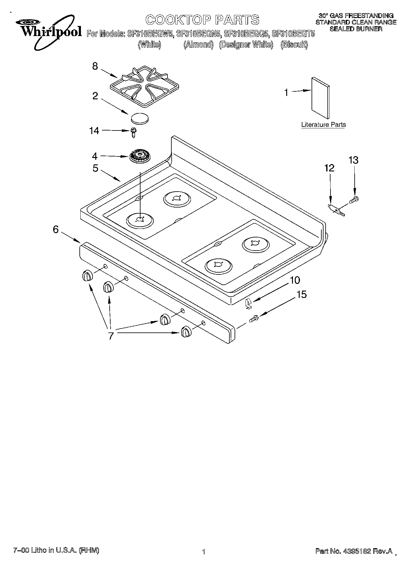 01 - COOKTOP, LITERATURE