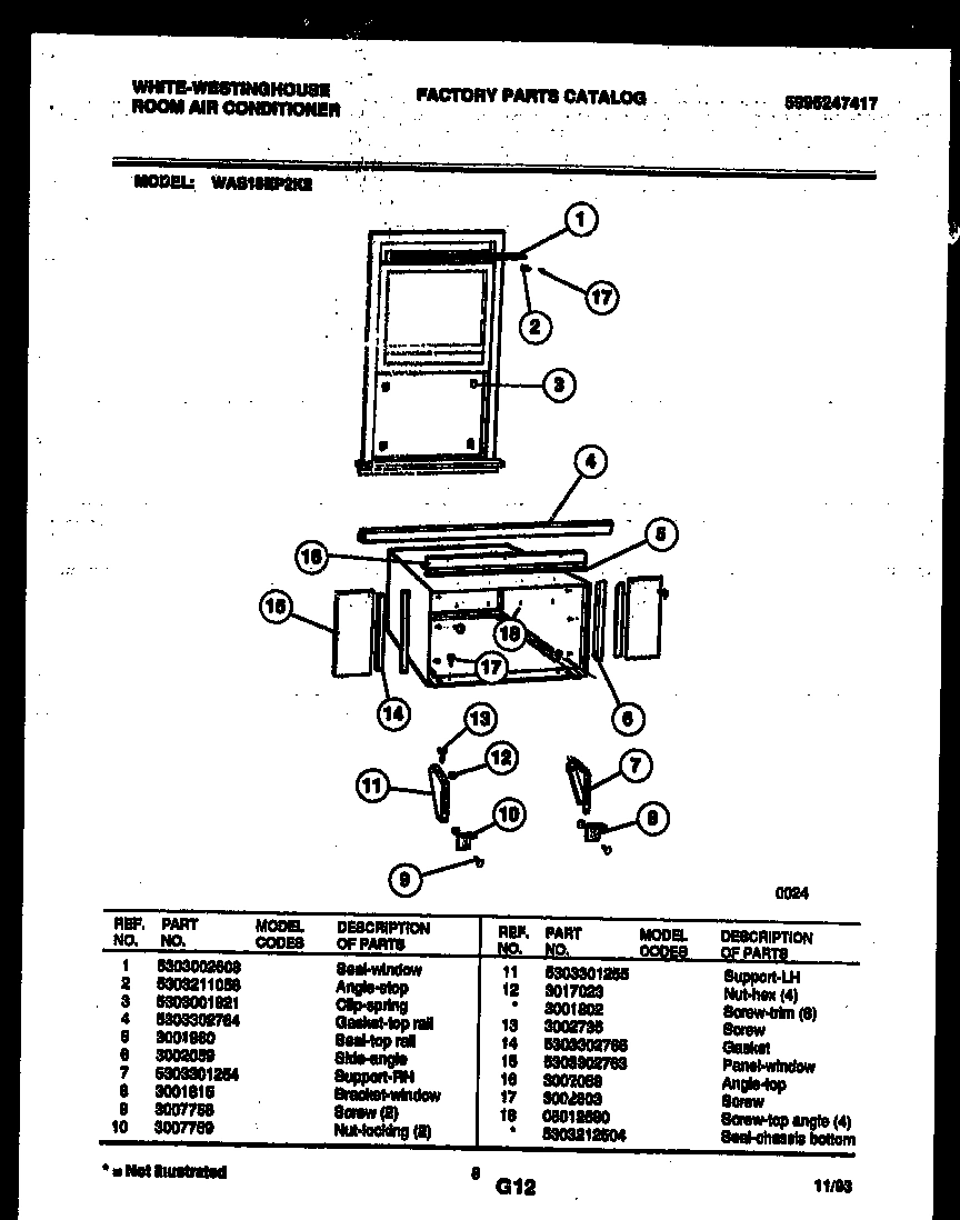 06 - CABINET AND INSTALLATION PARTS