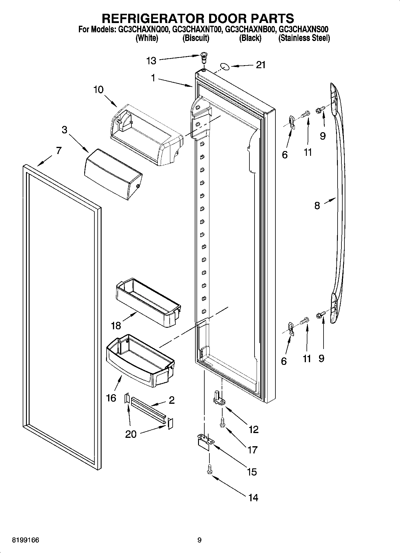 06 - REFRIGERATOR DOOR PARTS