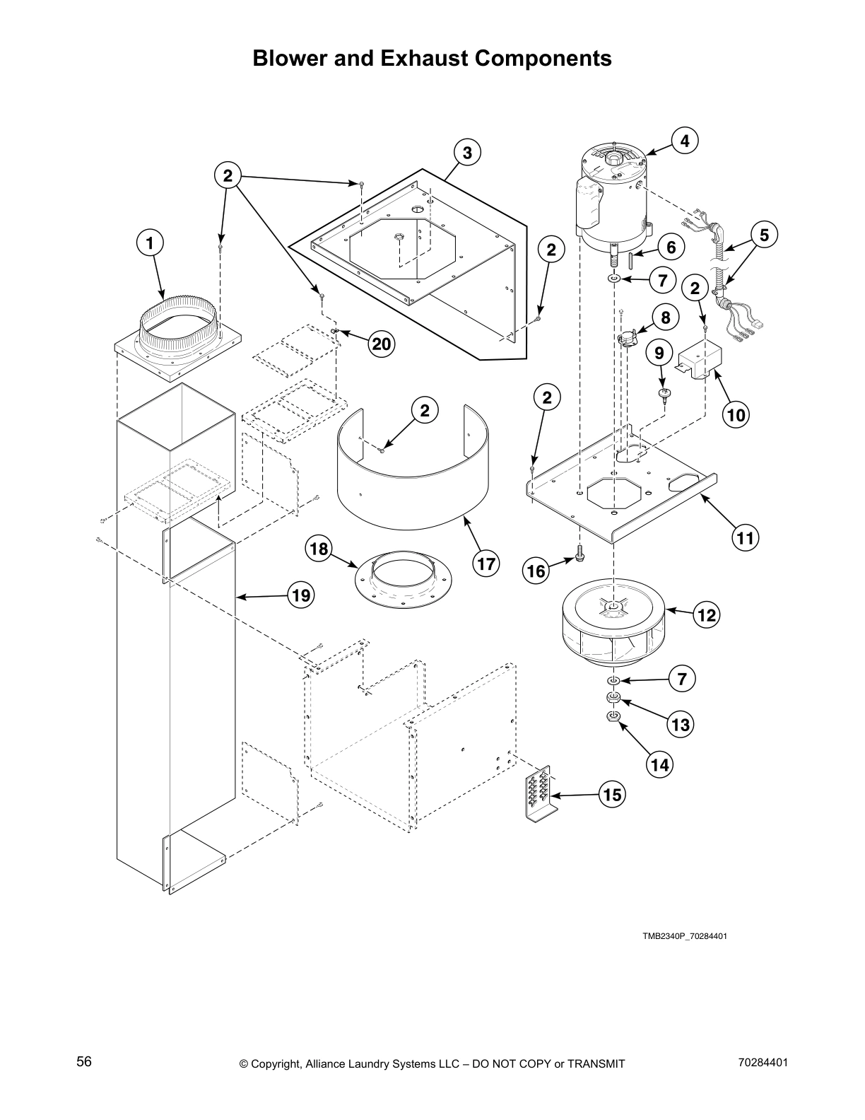 Blower and Exhaust Components