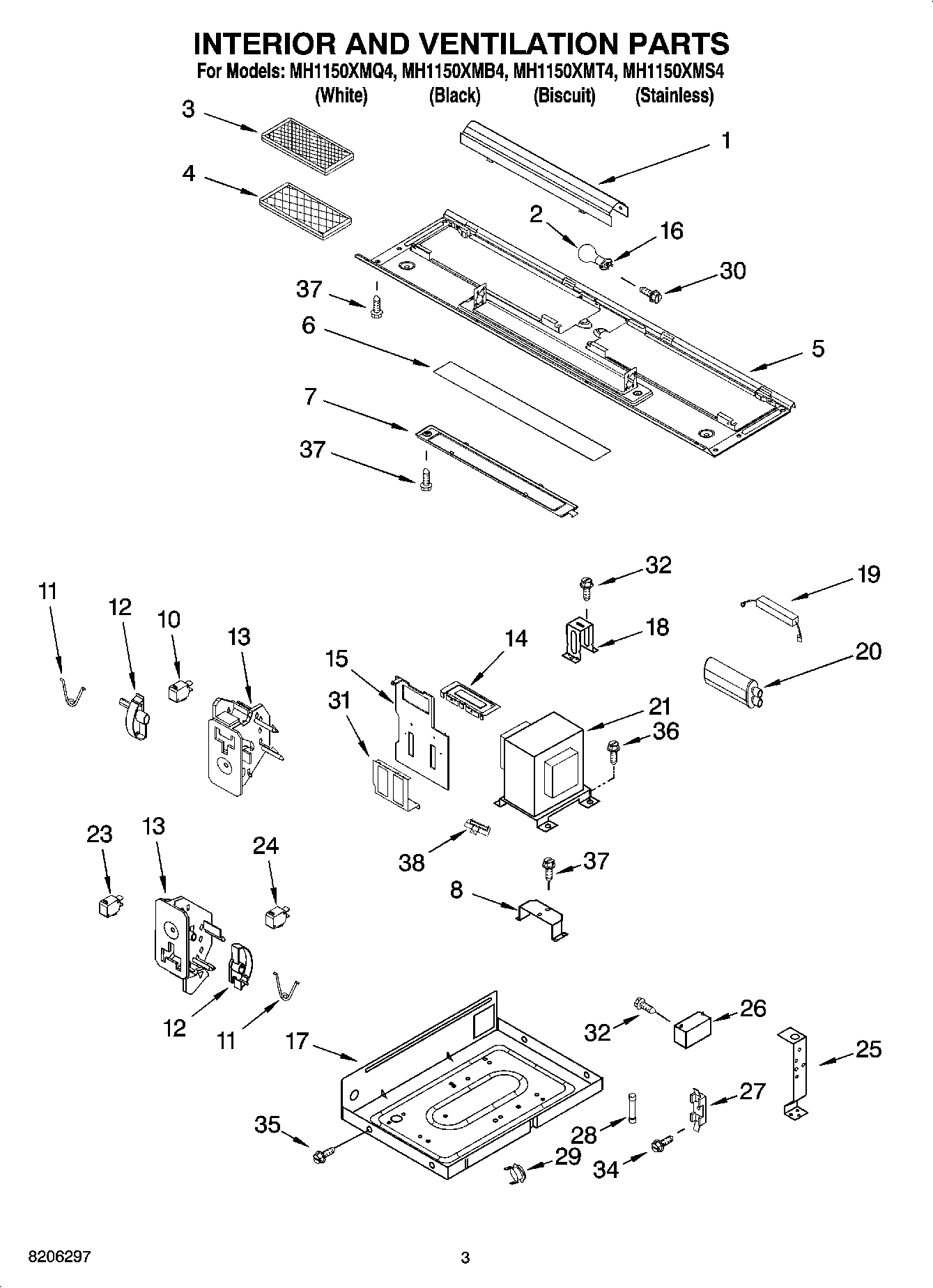 03 - INTERIOR AND VENTILATION PARTS