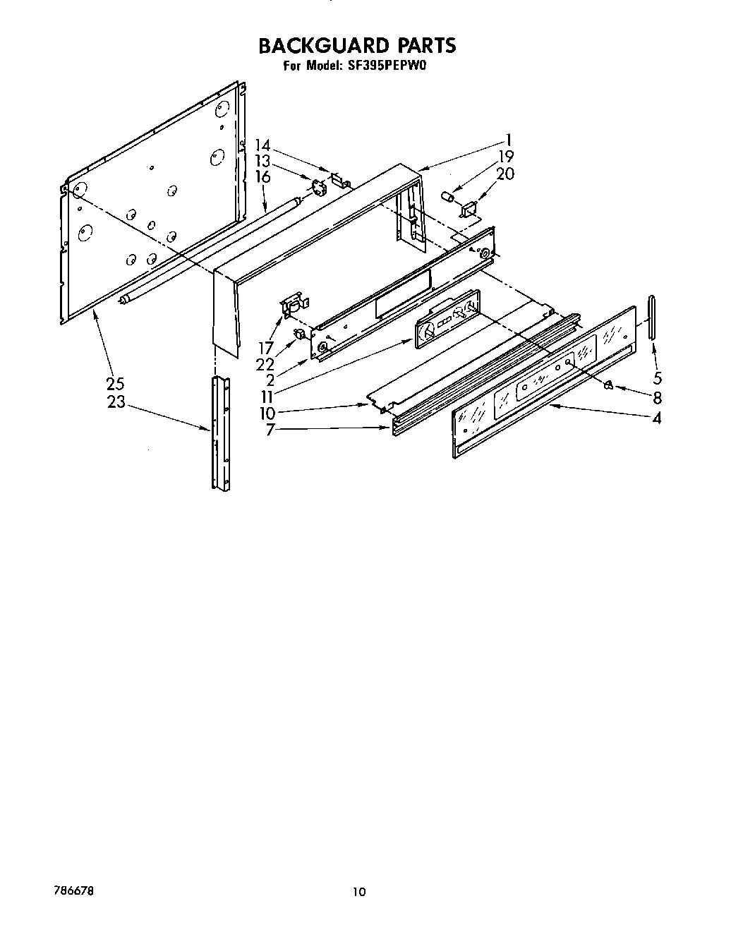 08 - BACKGUARD, LIT/OPTIONAL