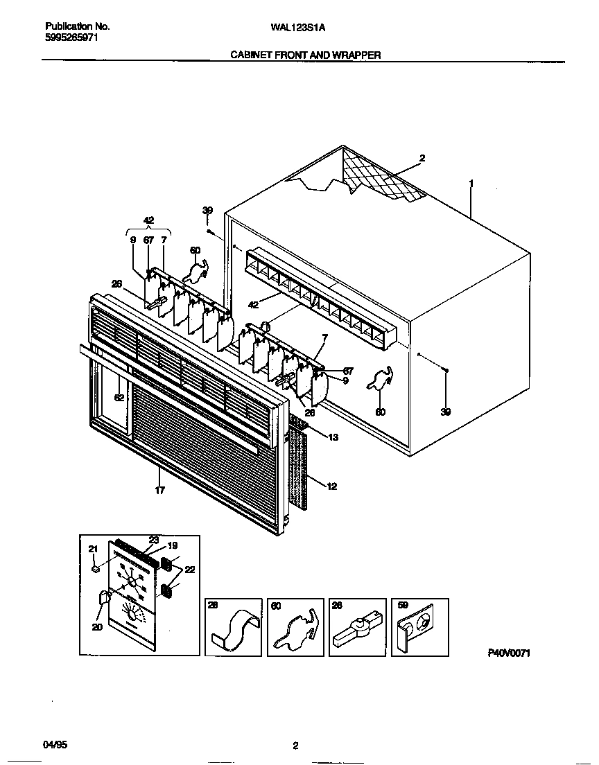 02 - CABINET FRONT AND WRAPPER