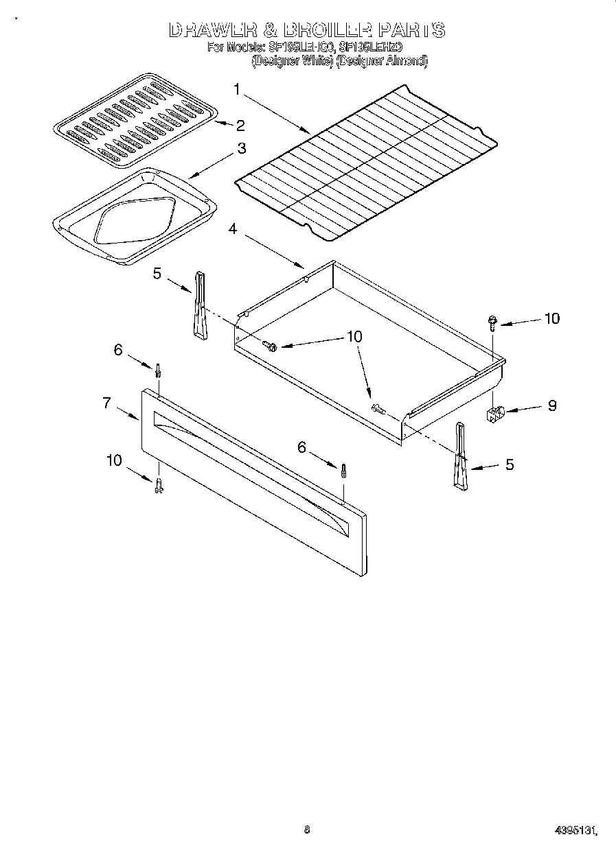 06 - DRAWER AND BROILER, OPTIONAL