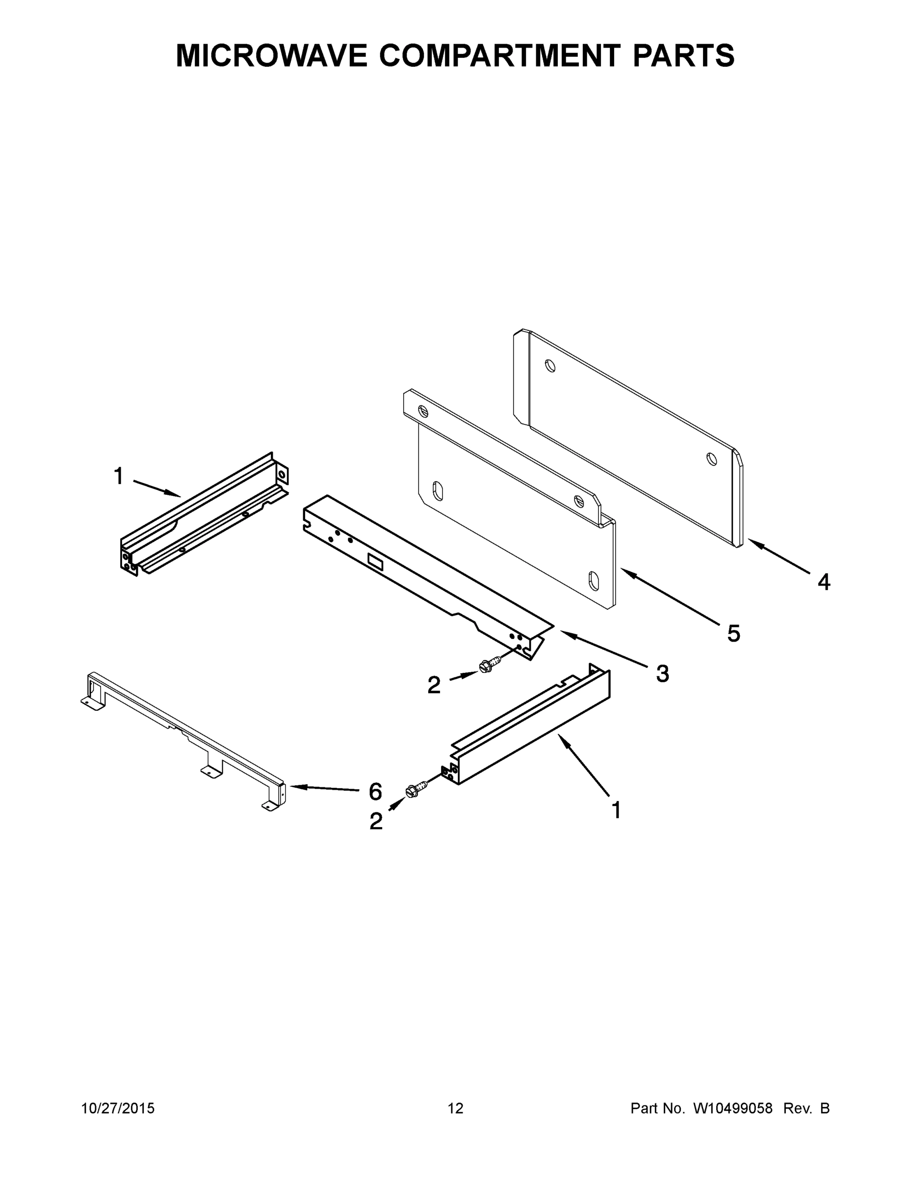 07 - MICROWAVE COMPARTMENT PARTS