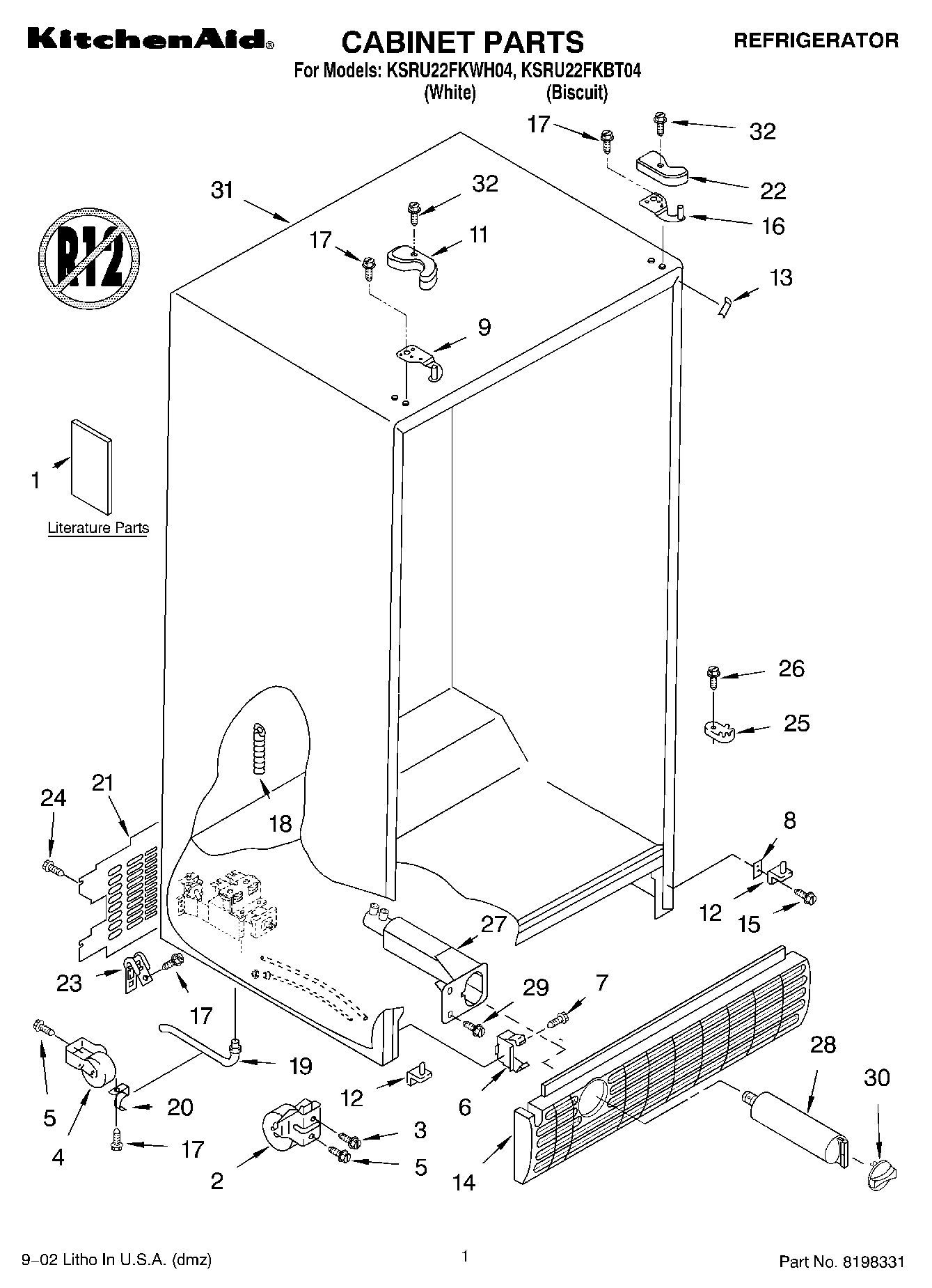 01 - CABINET, LITERATURE