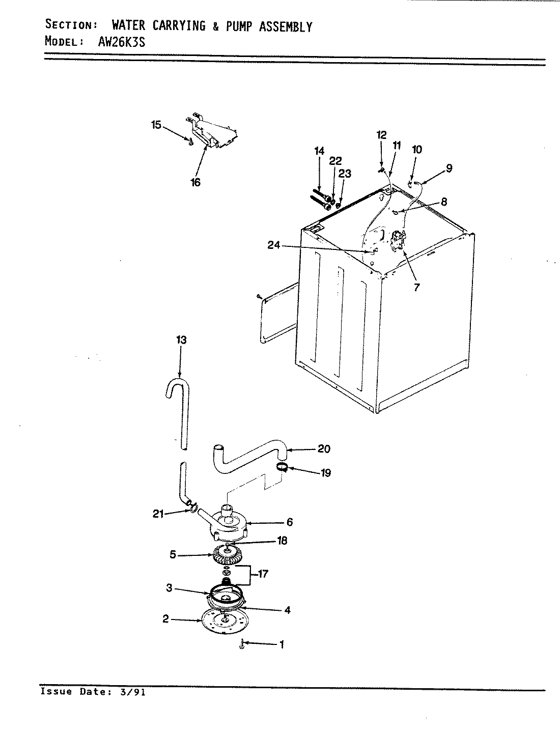 09 - WATER CARRYING & PUMP ASSY.