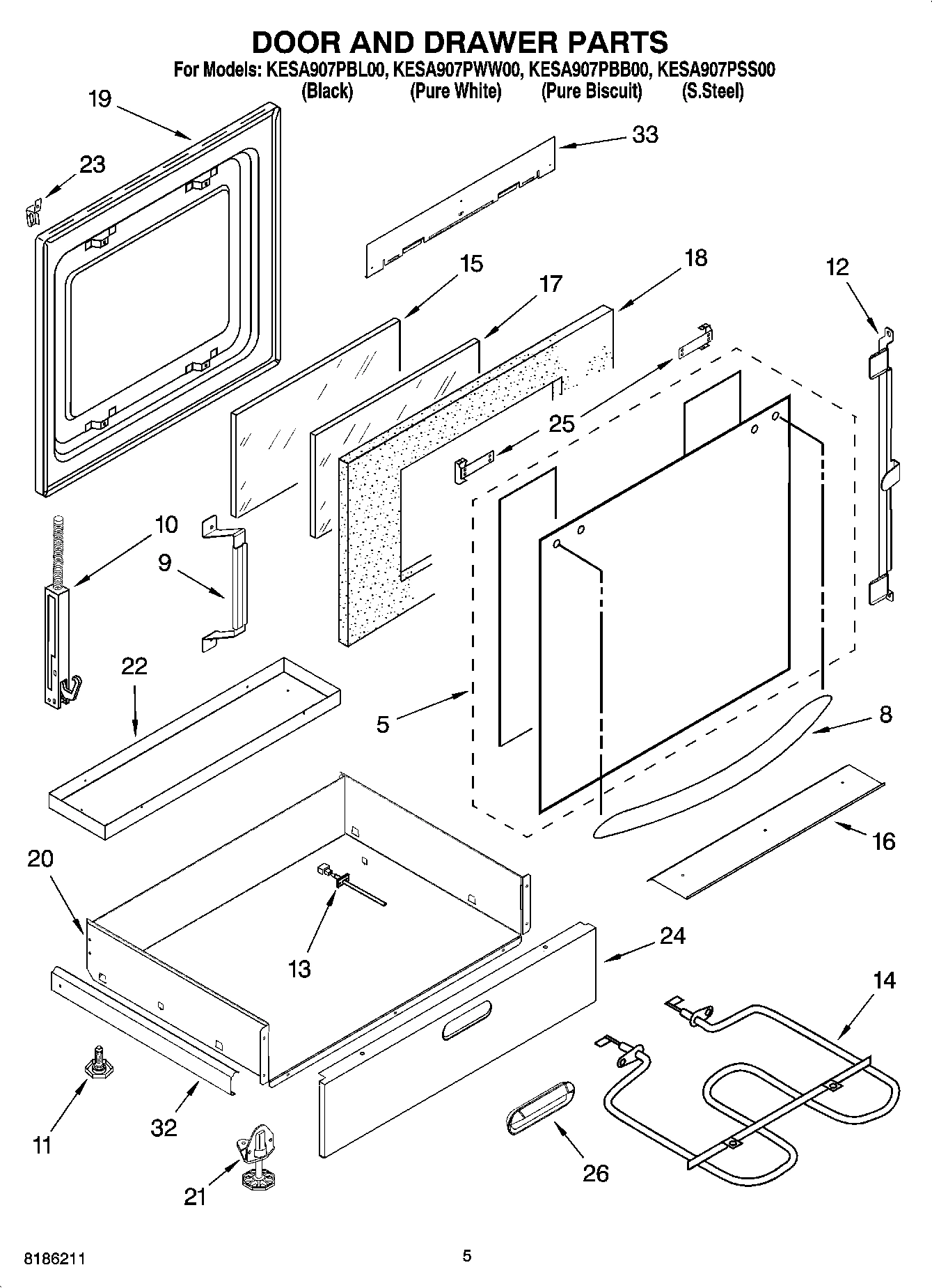 04 - DOOR AND DRAWER PARTS