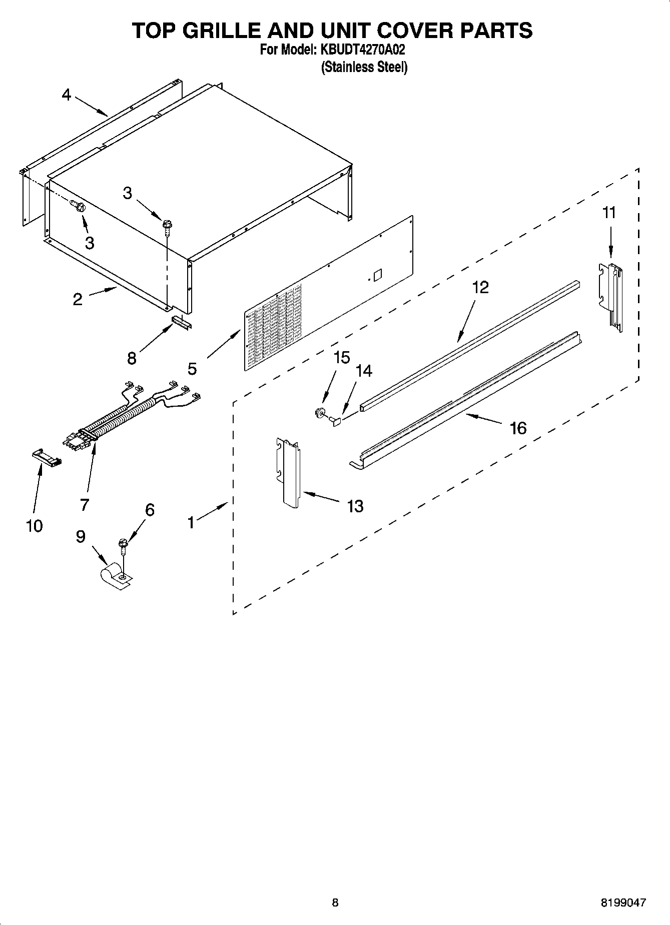 06 - TOP GRILLE AND UNIT COVER PARTS