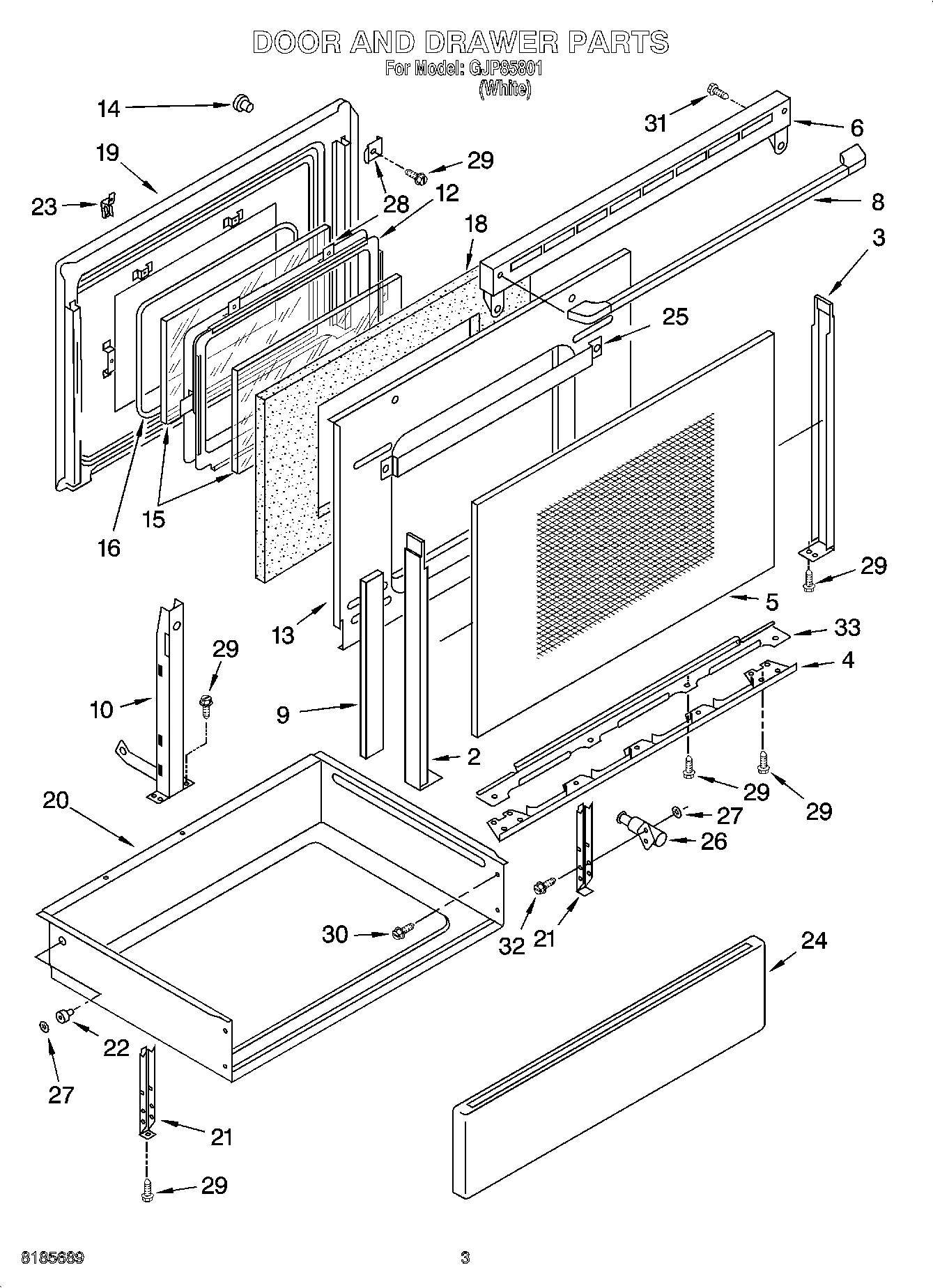 03 - DOOR AND DRAWER PARTS