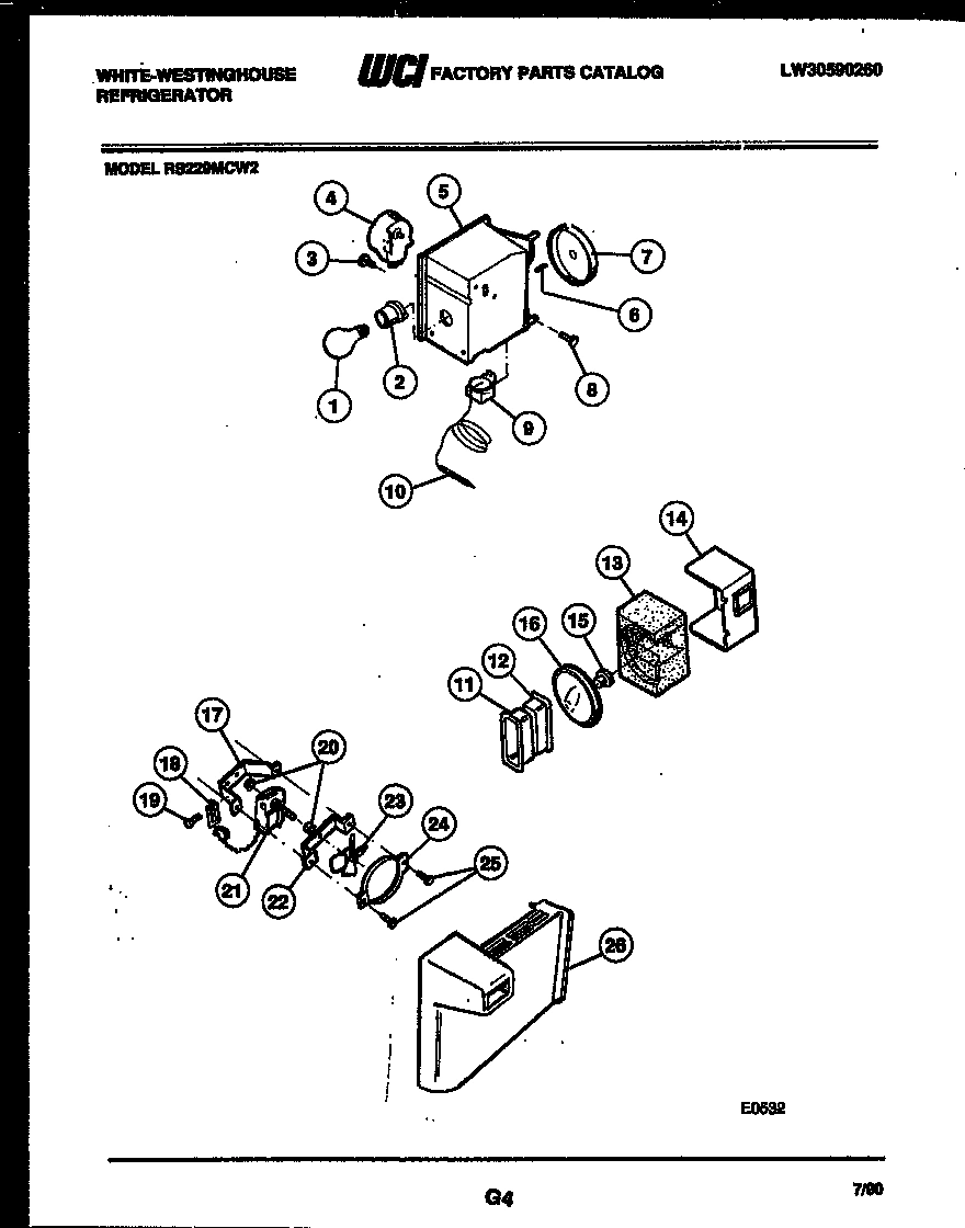 06 - REFRIGERATOR CONTROL ASSEMBLY, DAMP