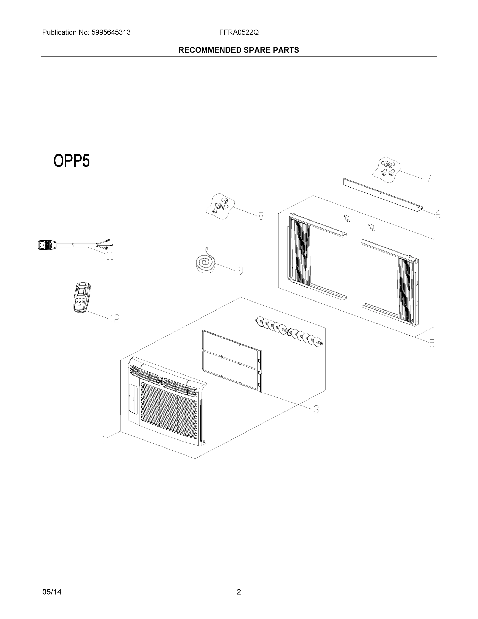 02 - RECOMMENDED SPARE PARTS