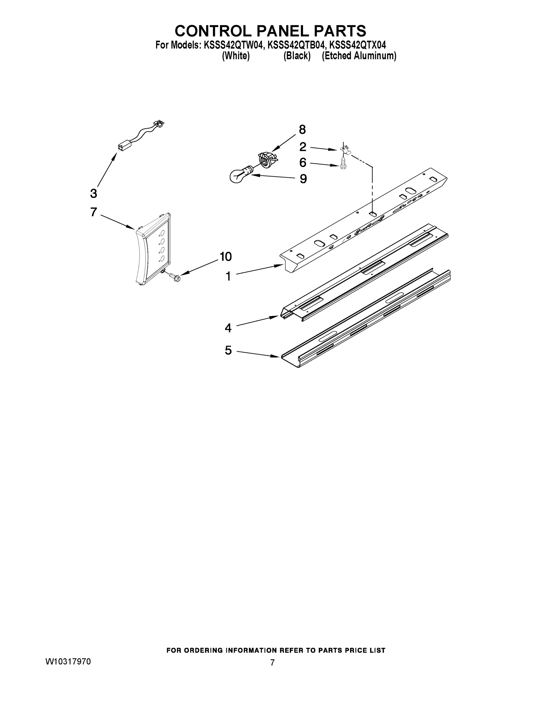 05 - CONTROL PANEL PARTS